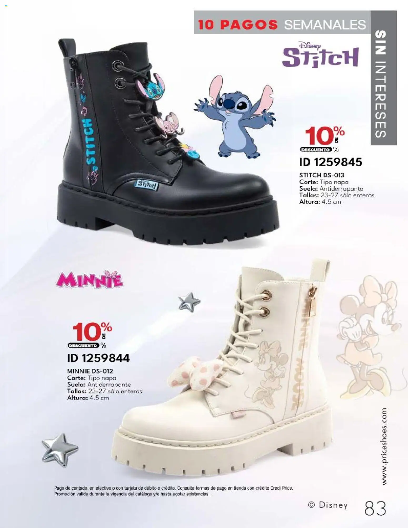 Nuevas ofertas de Price Shoes válidas en toda la República Mexicana desde el 20.03.2026. ¡Encuentra las mejores ofertas en Price Shoes catálogo 10 Pagos Sin Intereses! | Página: 83