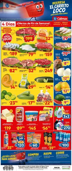 Vista previa de Calimax - Folleto Tijuana, nuevo folleto de la tienda, válido en México a partir del 25.07.2025