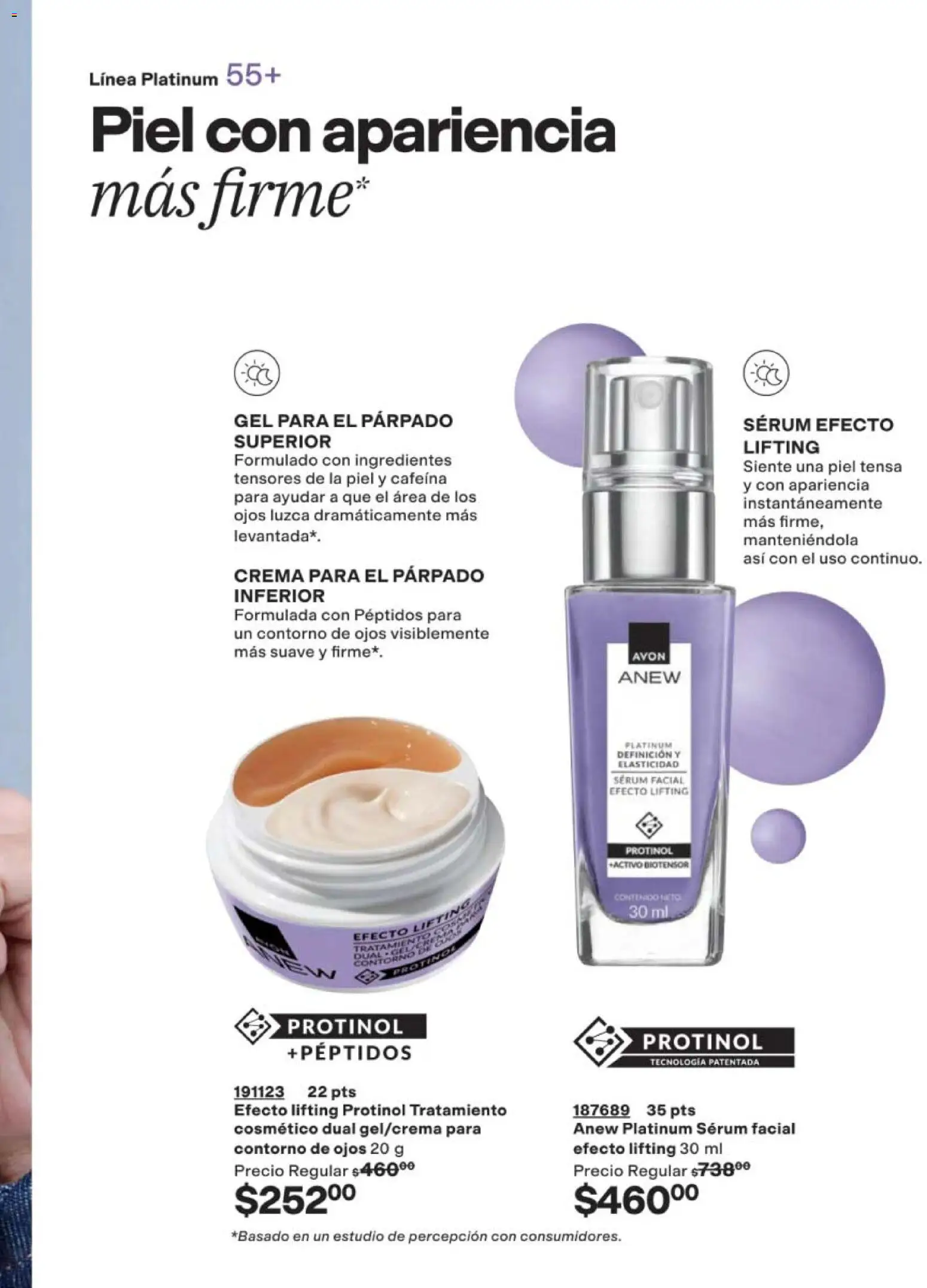 Nuevas ofertas de AVON válidas en toda la República Mexicana desde el 02.04.2026. ¡Encuentra las mejores ofertas en AVON campaña 6 2026! | Página: 149 | Productos: Contorno de ojos, Serum, Crema, Contorno