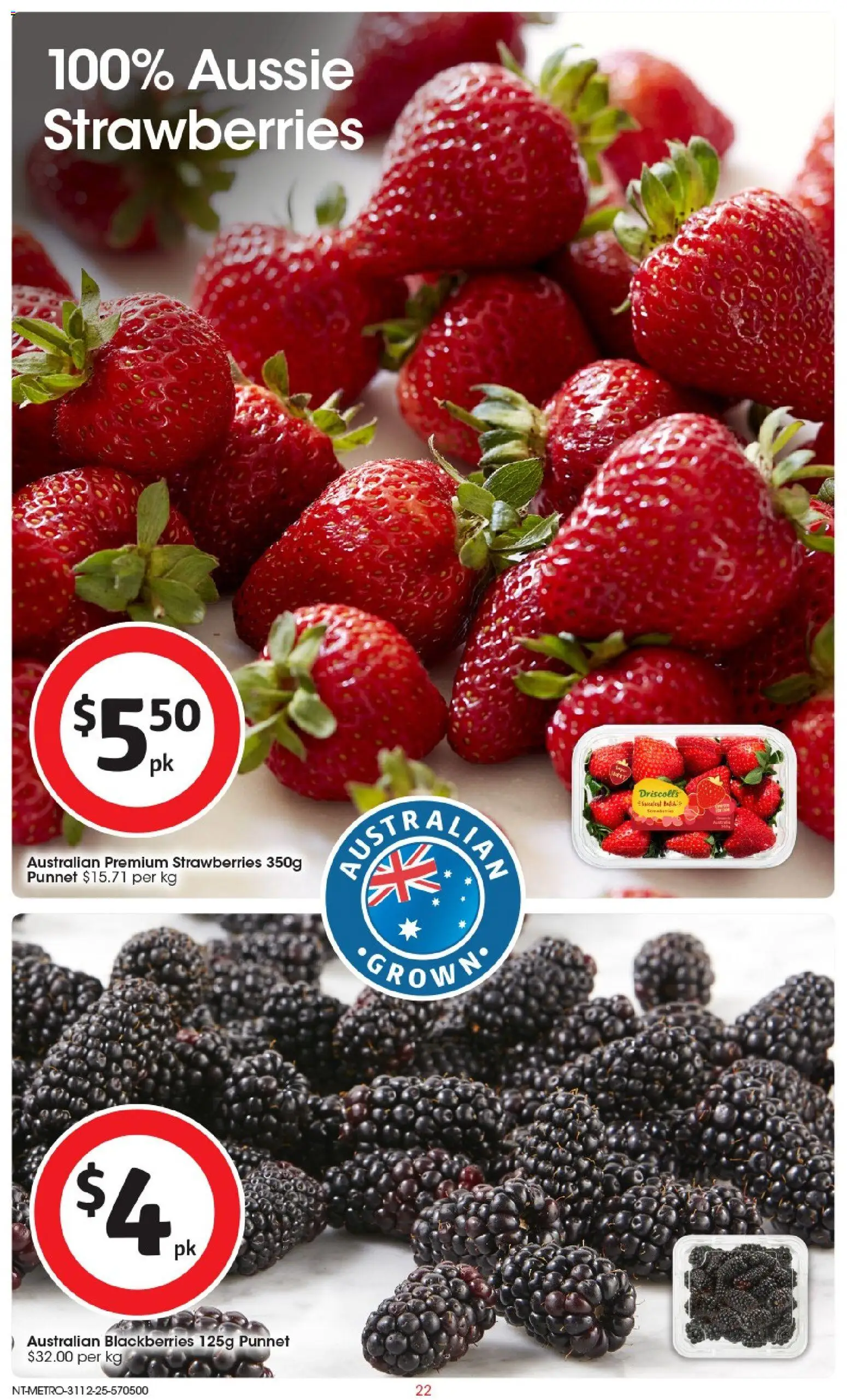 Coles catalogue - valid from 31.12.2025 | Page: 23 | Products: Strawberries