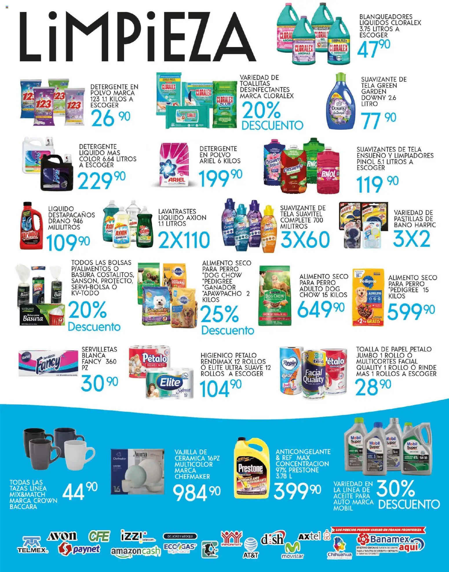 Nuevas ofertas de Alsuper válidas en toda la República Mexicana desde el 21.10.2025. ¡Encuentra las mejores ofertas en Alsuper folleto Chihuahua-Estado! | Página: 5 | Productos: Bolsa, Suavizante, Bowl, Servilletas