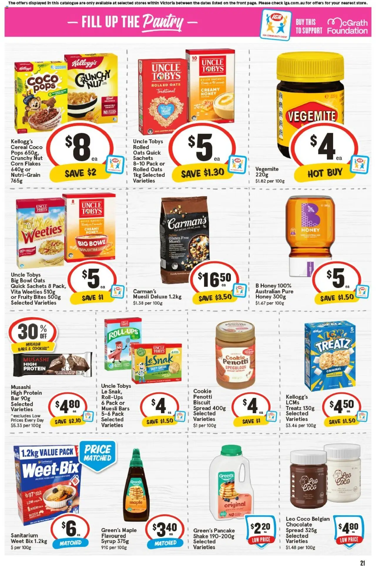 IGA catalogue - valid from 17.09.2025 | Page: 20 | Products: Oats, Cereal, Flakes, Foundation