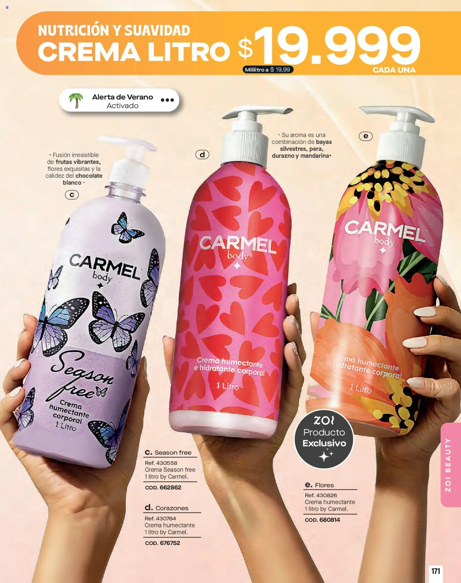 Pacifika revista - valida desde el 01.01.2026 | Página: 171 | Productos: Body, Suspensor, Combinación, Chocolate