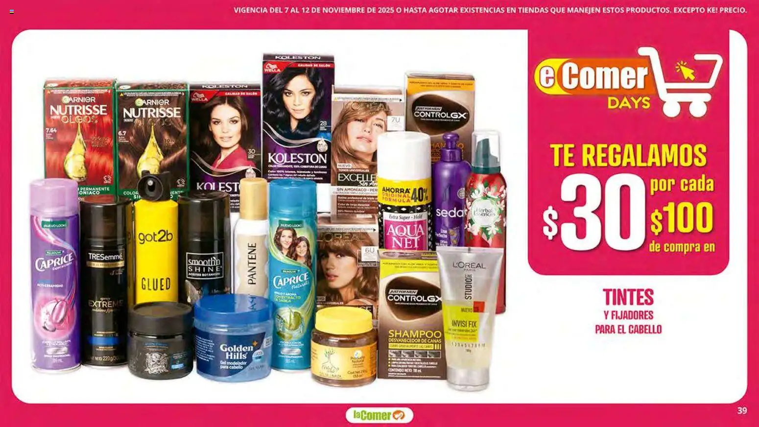 Nuevas ofertas de La Comer válidas en toda la República Mexicana desde el 07.11.2025. ¡Encuentra las mejores ofertas en La Comer folleto! | Página: 39 | Productos: Té