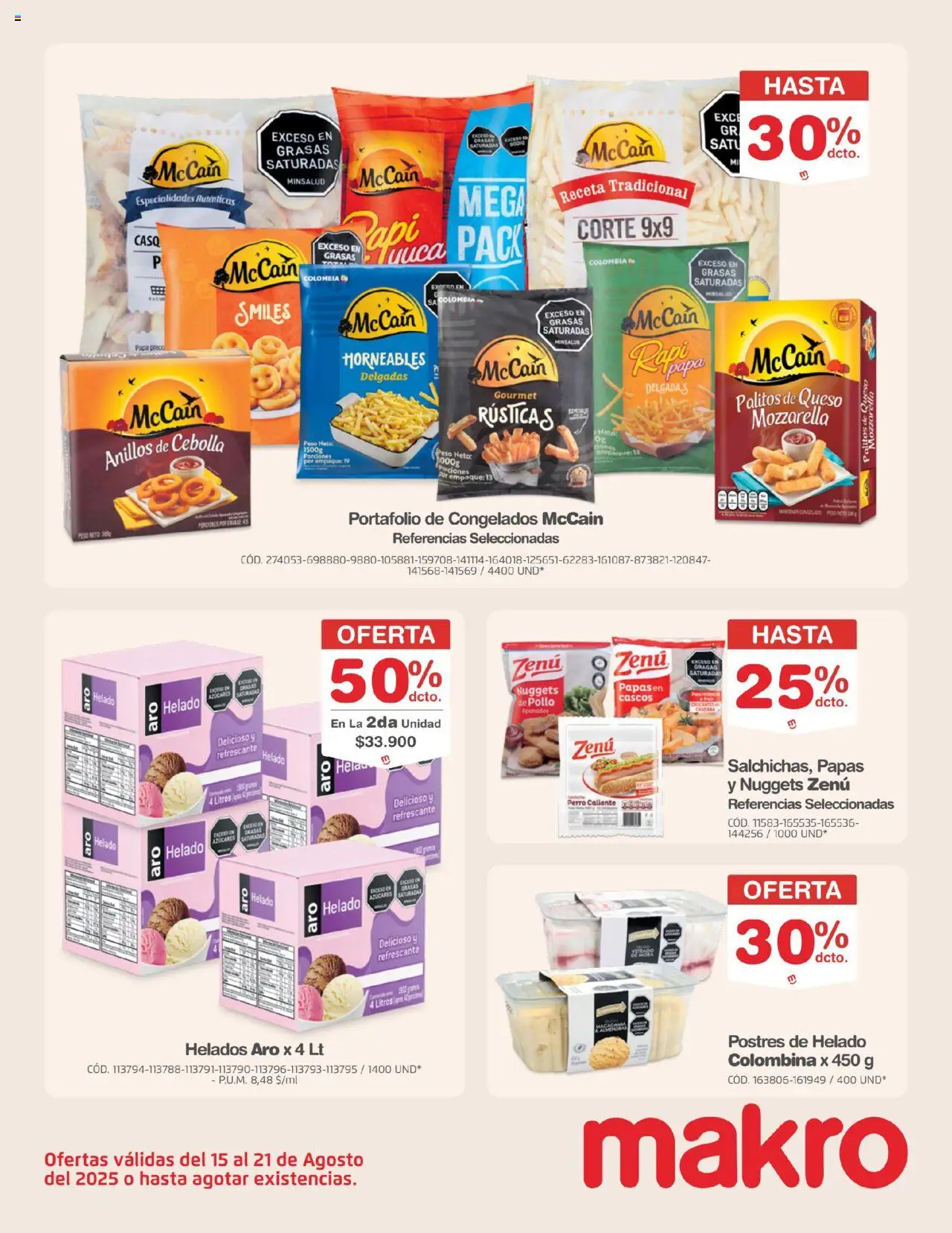 Makro revista - valida desde el 15.08.2025 | Página: 34 | Productos: Peso, Cebolla, Papa, Queso
