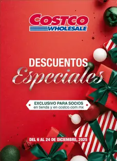 Vista previa de Costco catálogo Descuentos Especiales, nuevo folleto de la tienda, válido en México a partir del 06.12.2025