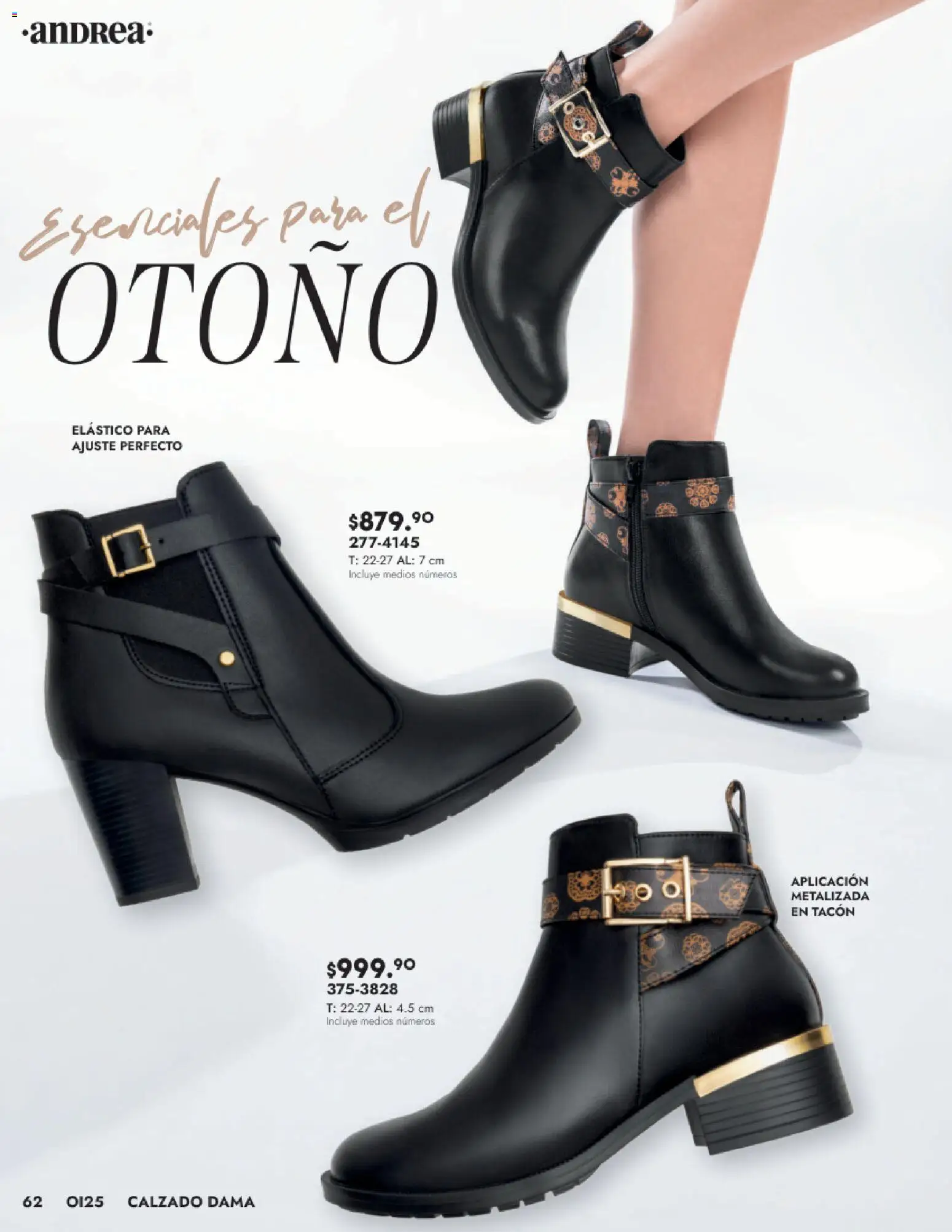 Nuevas ofertas de Andrea válidas en toda la República Mexicana desde el 24.08.2025. ¡Encuentra las mejores ofertas en Andrea - Catálogo Calzado Dama! | Página: 62