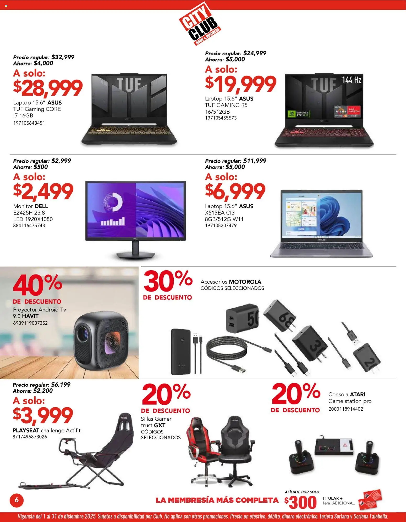 Nuevas ofertas de City Club válidas en toda la República Mexicana desde el 01.12.2025. ¡Encuentra las mejores ofertas en City Club catálogo! | Página: 6