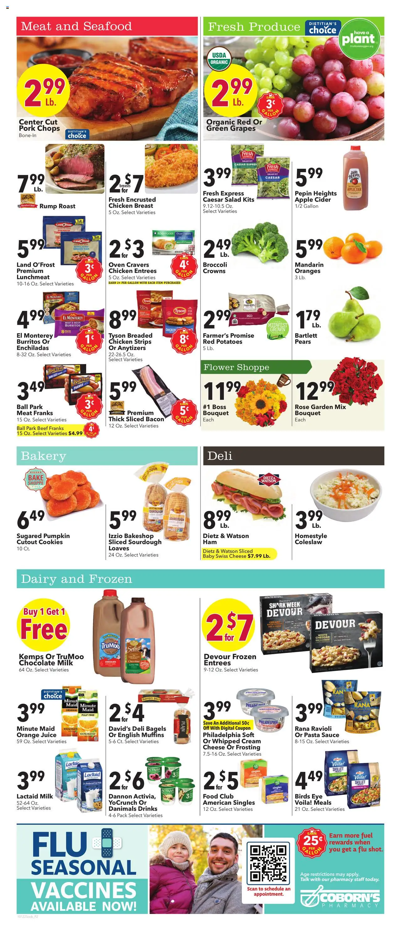 Coborn's Weekly Ad - valid from 15.10.2025 | Page: 2 | Products: Bakery, Oranges, Pasta, Cookies