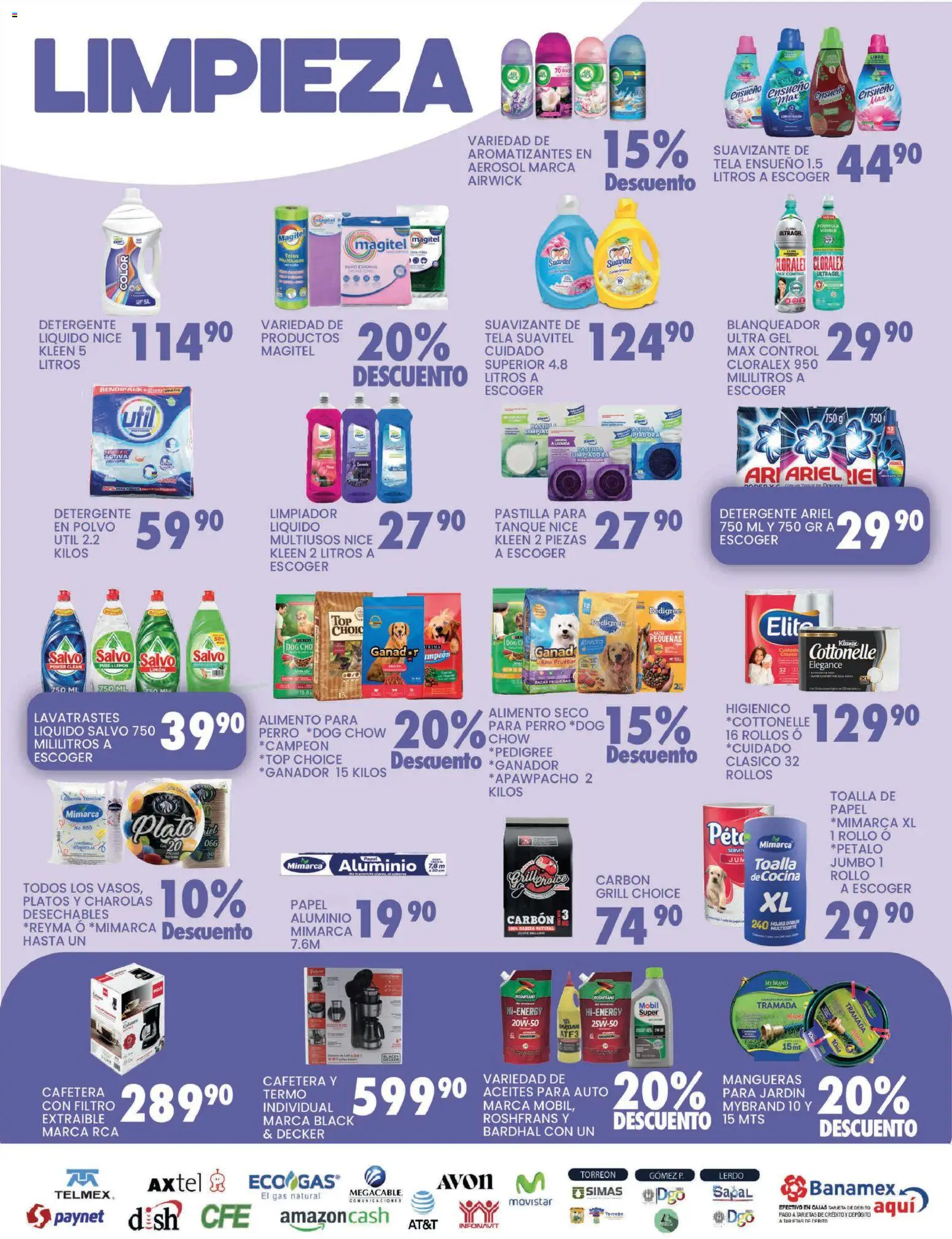 Nuevas ofertas de Alsuper válidas en toda la República Mexicana desde el 03.03.2026. ¡Encuentra las mejores ofertas en Alsuper folleto Laguna! | Página: 5 | Productos: Detergente, Cafetera, Bowl, Polvo