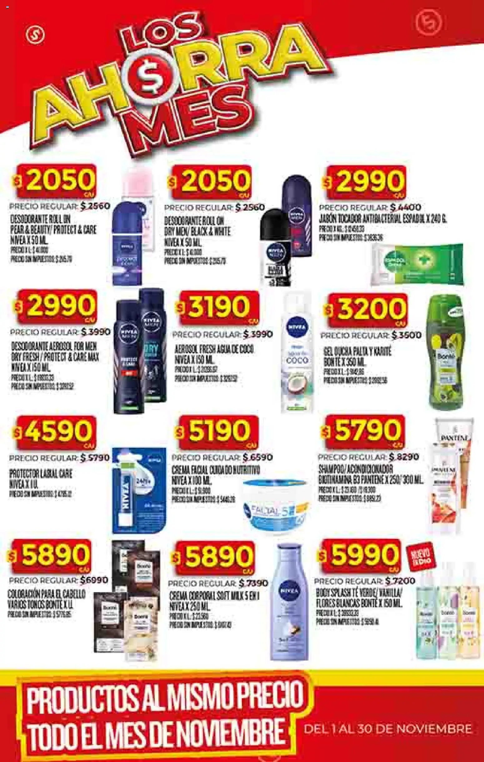 Dia - Ofertas - Salta y Jujuy │ válido desde el 12.11.2025 | Página: 37 | Productos: Acondicionador, Jabón, Desodorante, Agua