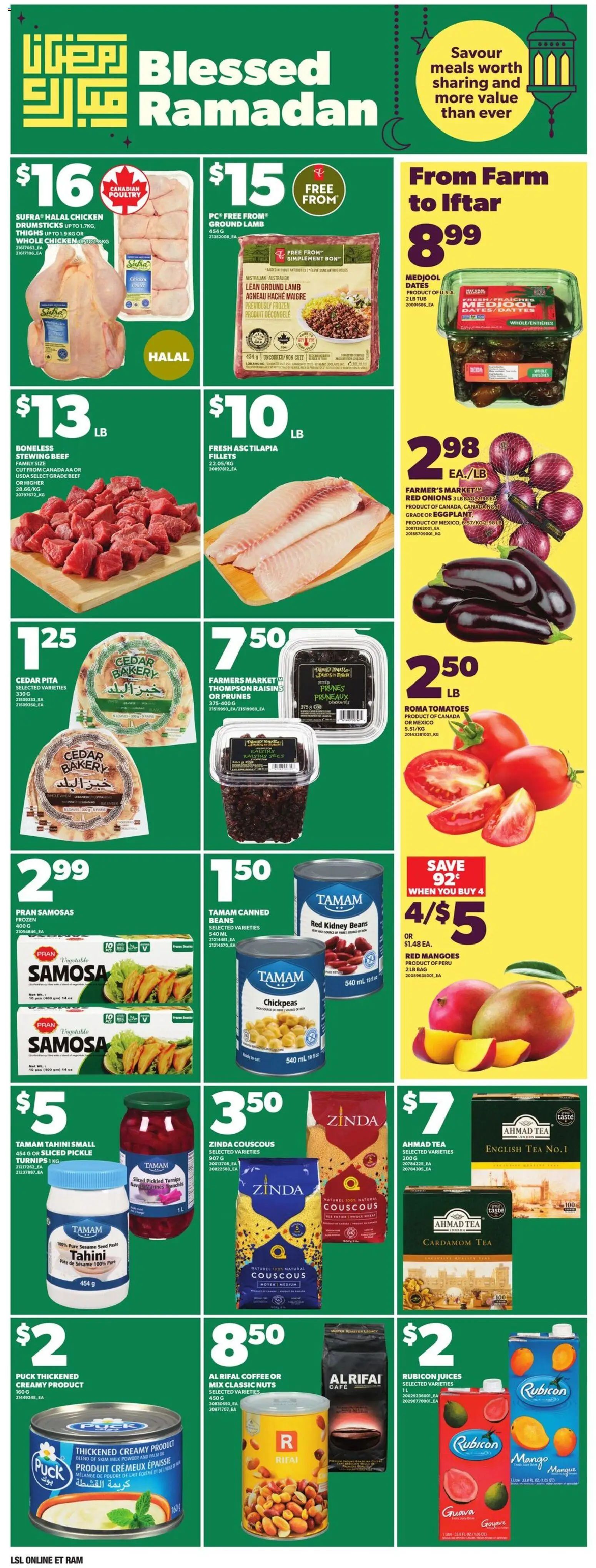 Loblaws flyer valid from 05.02.2026 | Page: 15 | Products: Tea, Nuts, Iron, Chicken