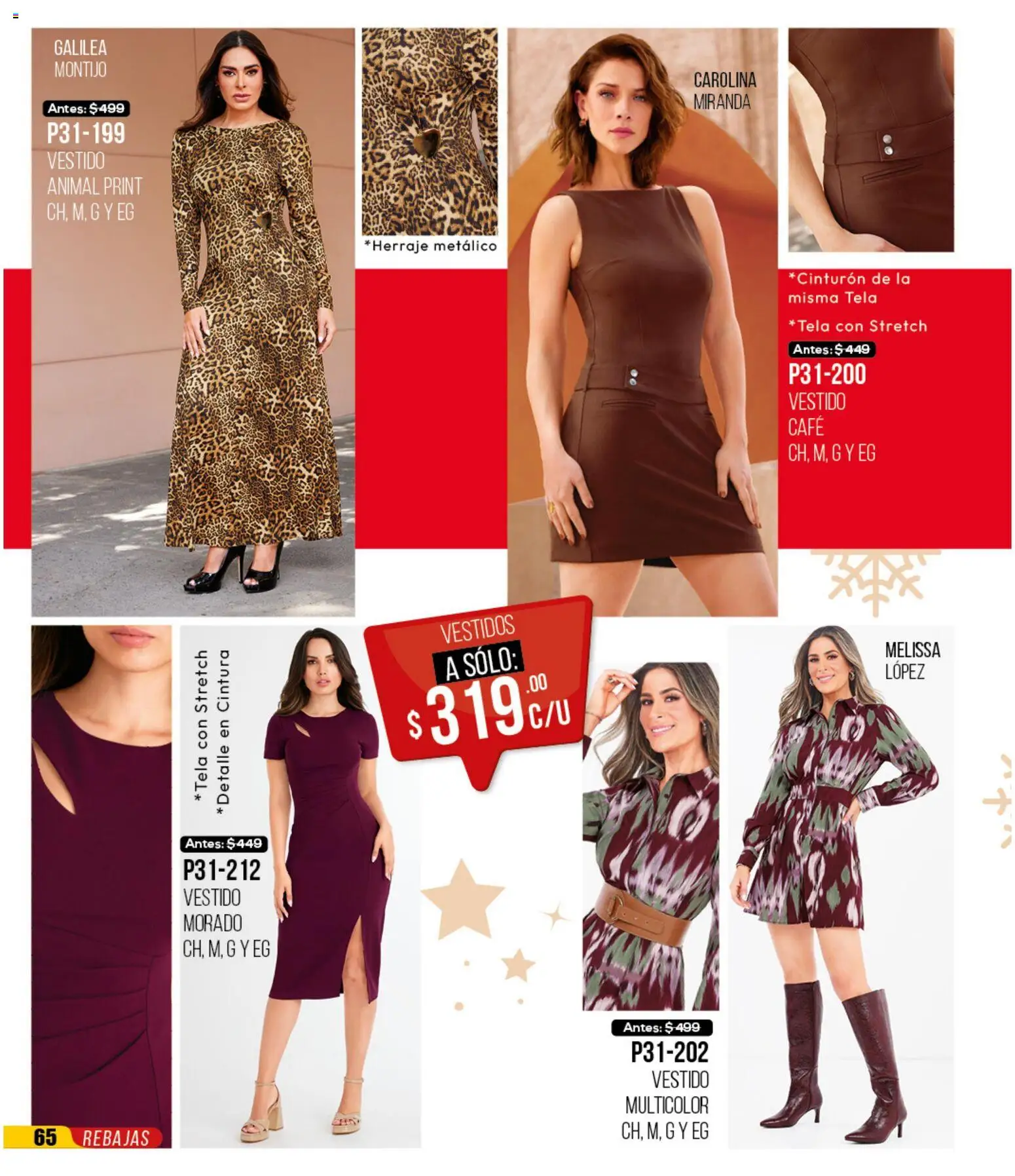 Nuevas ofertas de Cklass válidas en toda la República Mexicana desde el 30.11.2025. ¡Encuentra las mejores ofertas en Cklass catálogo Rebajas Navideñas Ropa! | Página: 66 | Productos: Cinturón, Café, Vestido