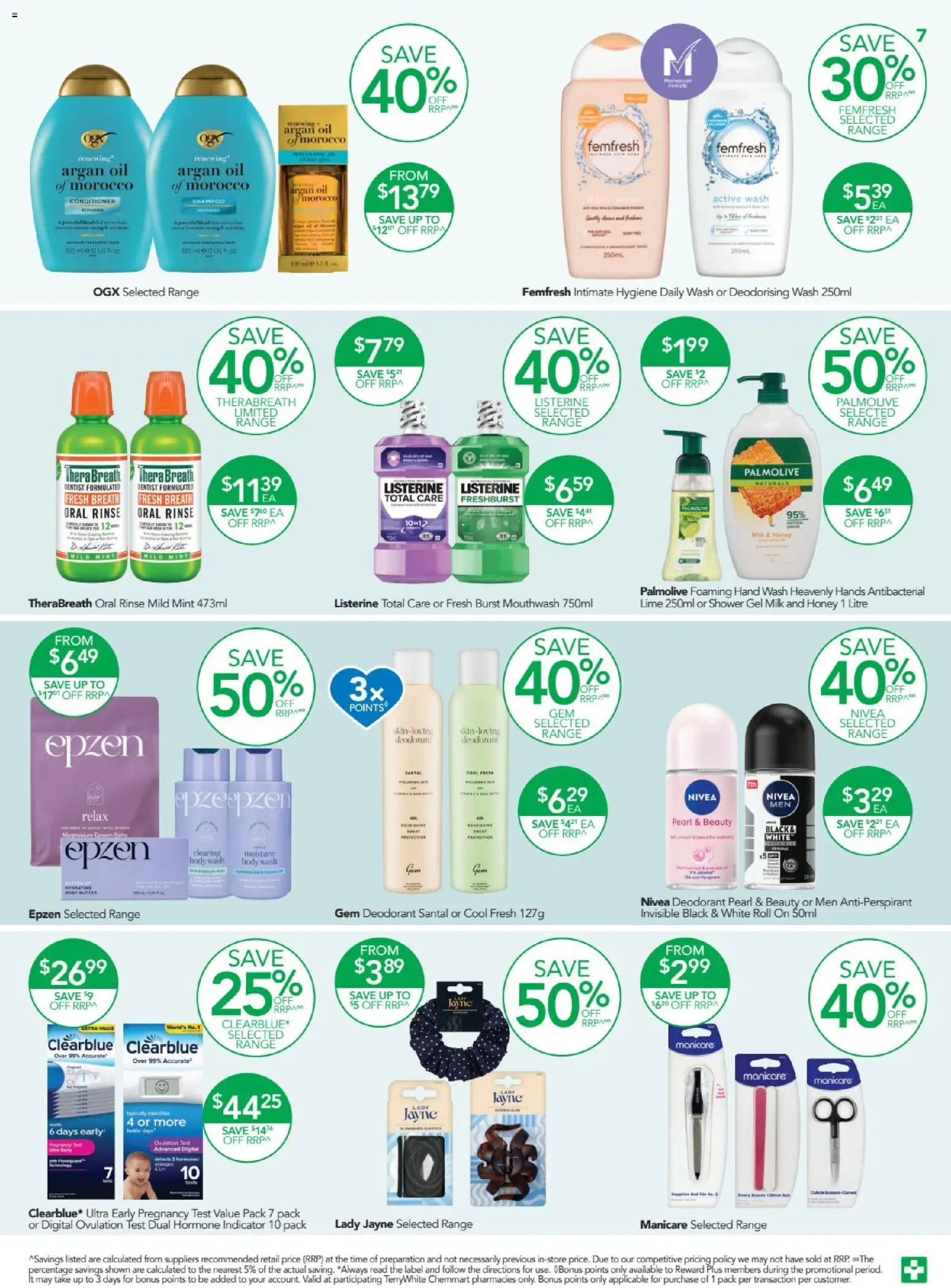 Terry White catalogue - valid from 16.04.2026 | Page: 7 | Products: Oil, Honey, Shower gel, Deodorant