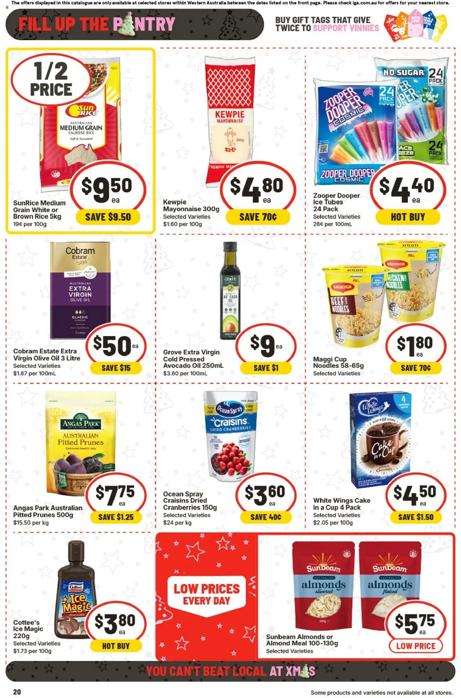 IGA catalogue - valid from 26.11.2025 | Page: 23 | Products: Oil, Chocolate, Rice, Sugar