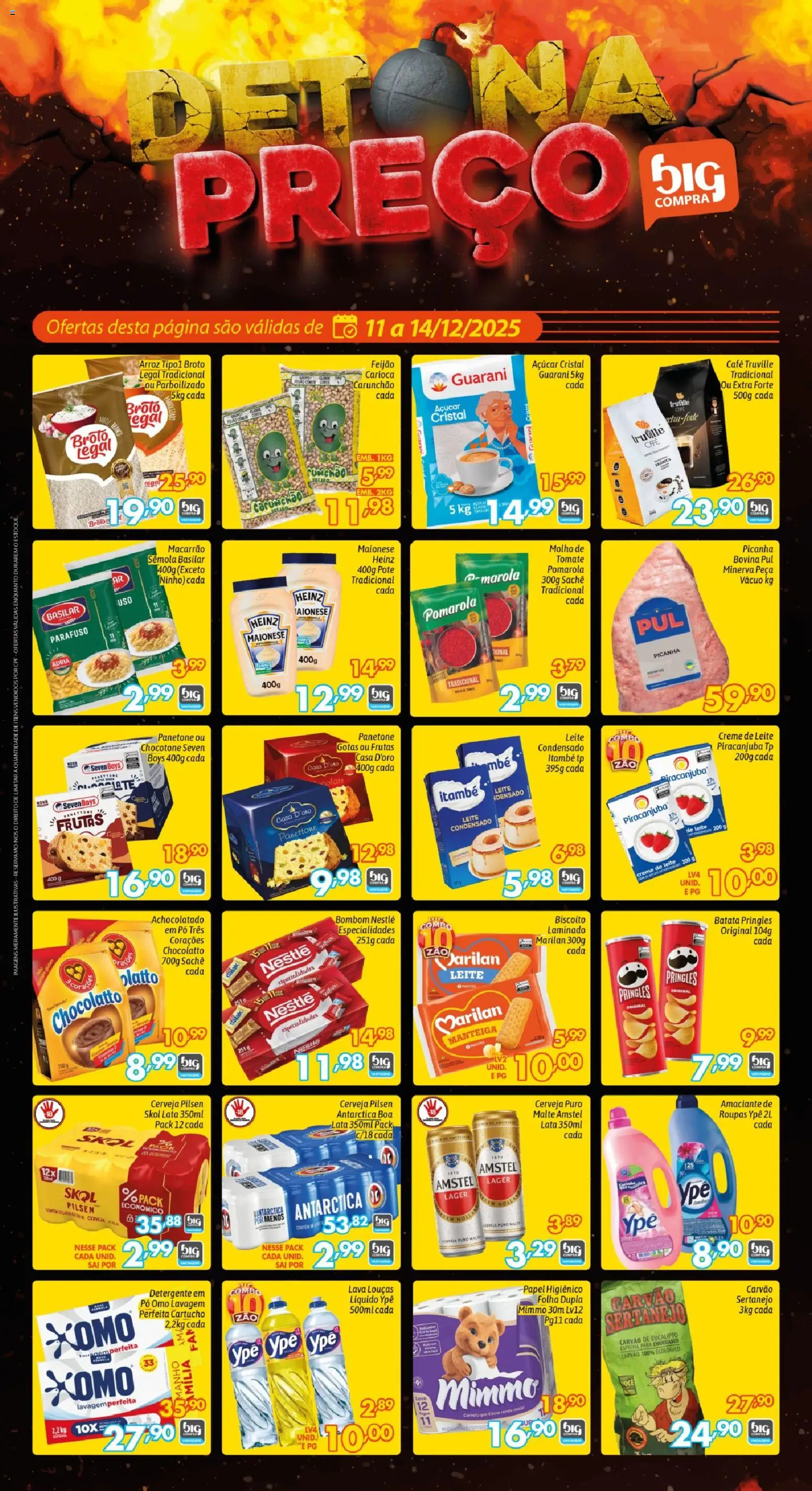 Big Compra Folheto - válido de 11.12.2025 | Página: 1 | Produtos: Achocolatado, Leite, Café, Bombom