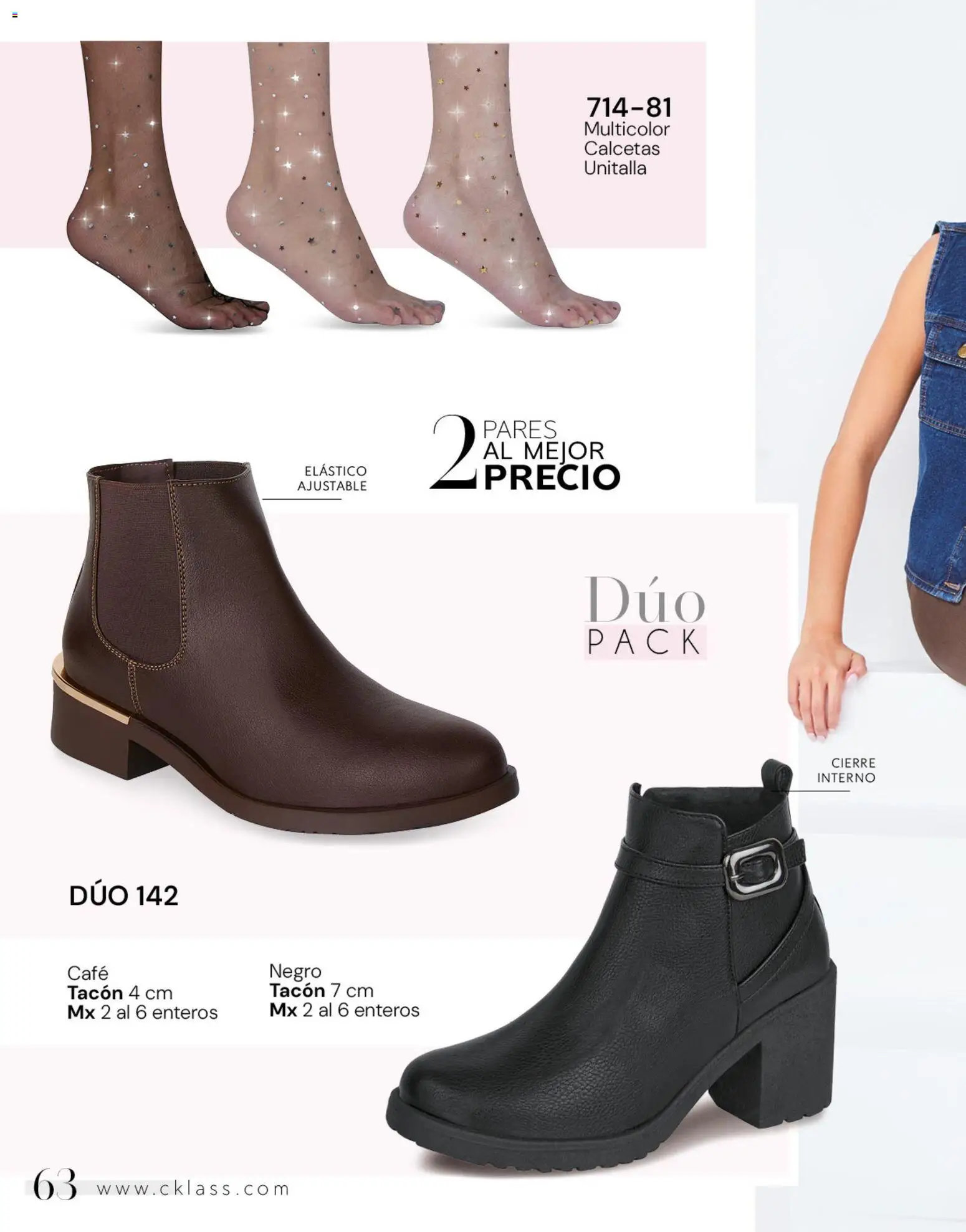 Nuevas ofertas de Cklass válidas en toda la República Mexicana desde el 02.01.2026. ¡Encuentra las mejores ofertas en Cklass catálogo Gala & Glamour! | Página: 97 | Productos: Calcetas, Café