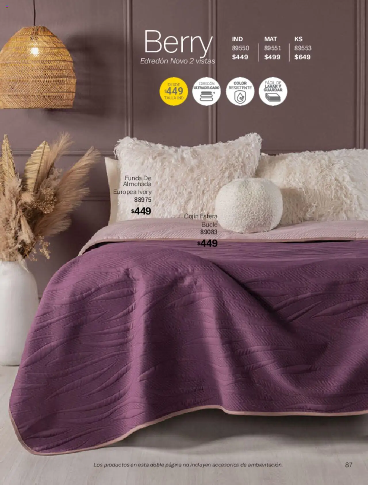 Nuevas ofertas de Vianney válidas en toda la República Mexicana desde el 07.03.2025. ¡Encuentra las mejores ofertas en Vianney catálogo Primavera! | Página: 89 | Productos: Funda, Funda de almohada, Almohada