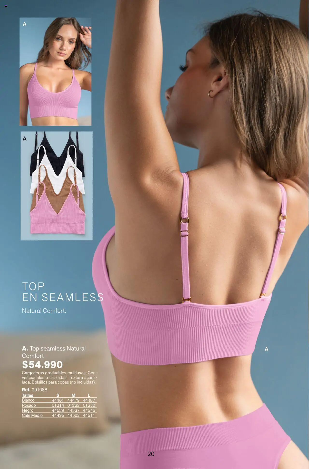 Leonisa revista - valida desde el 12.09.2025 | Página: 20 | Productos: Top, Café