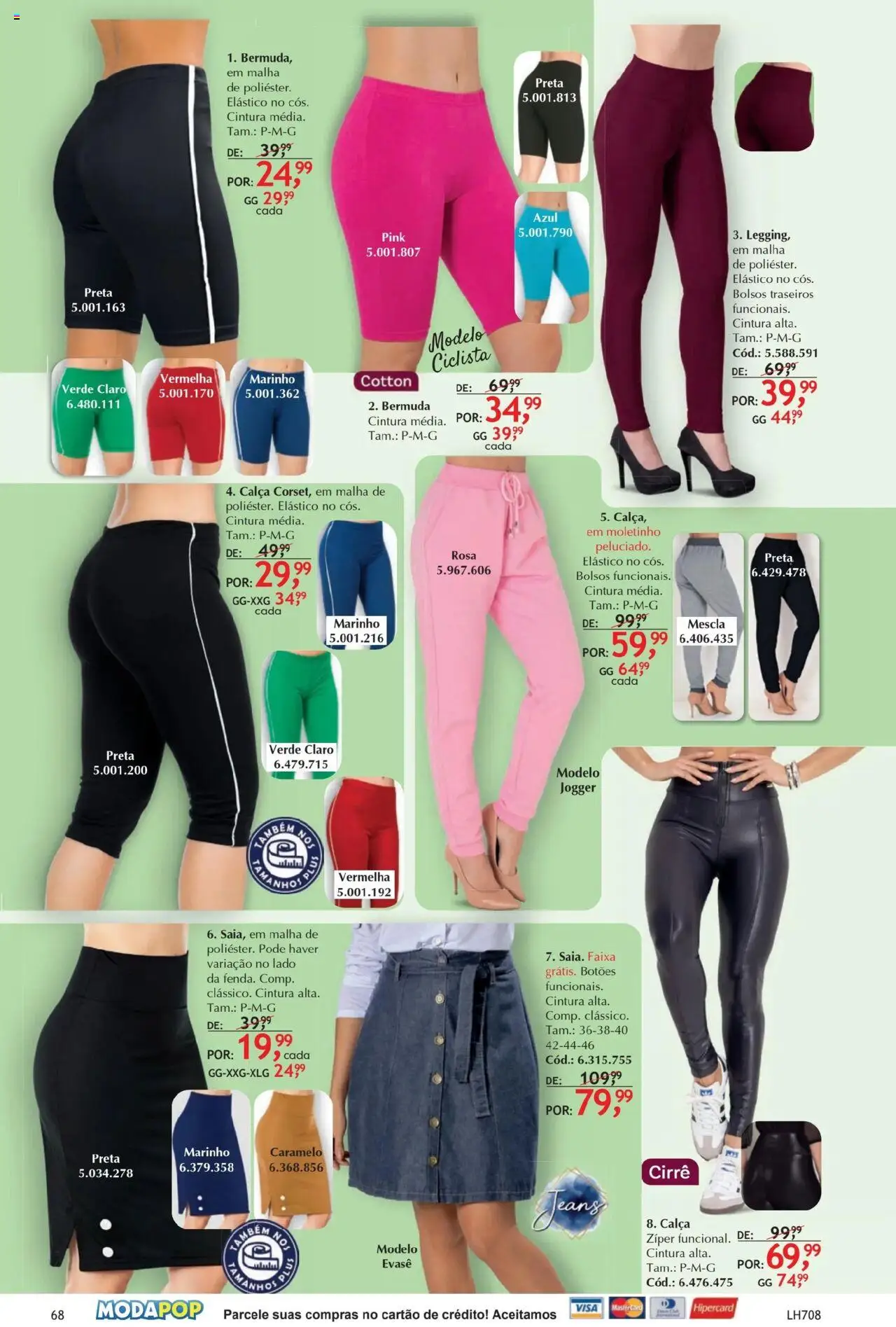 Quatro Estações Folheto - válido de 01.10.2025 | Página: 68 | Produtos: Calça, Jeans