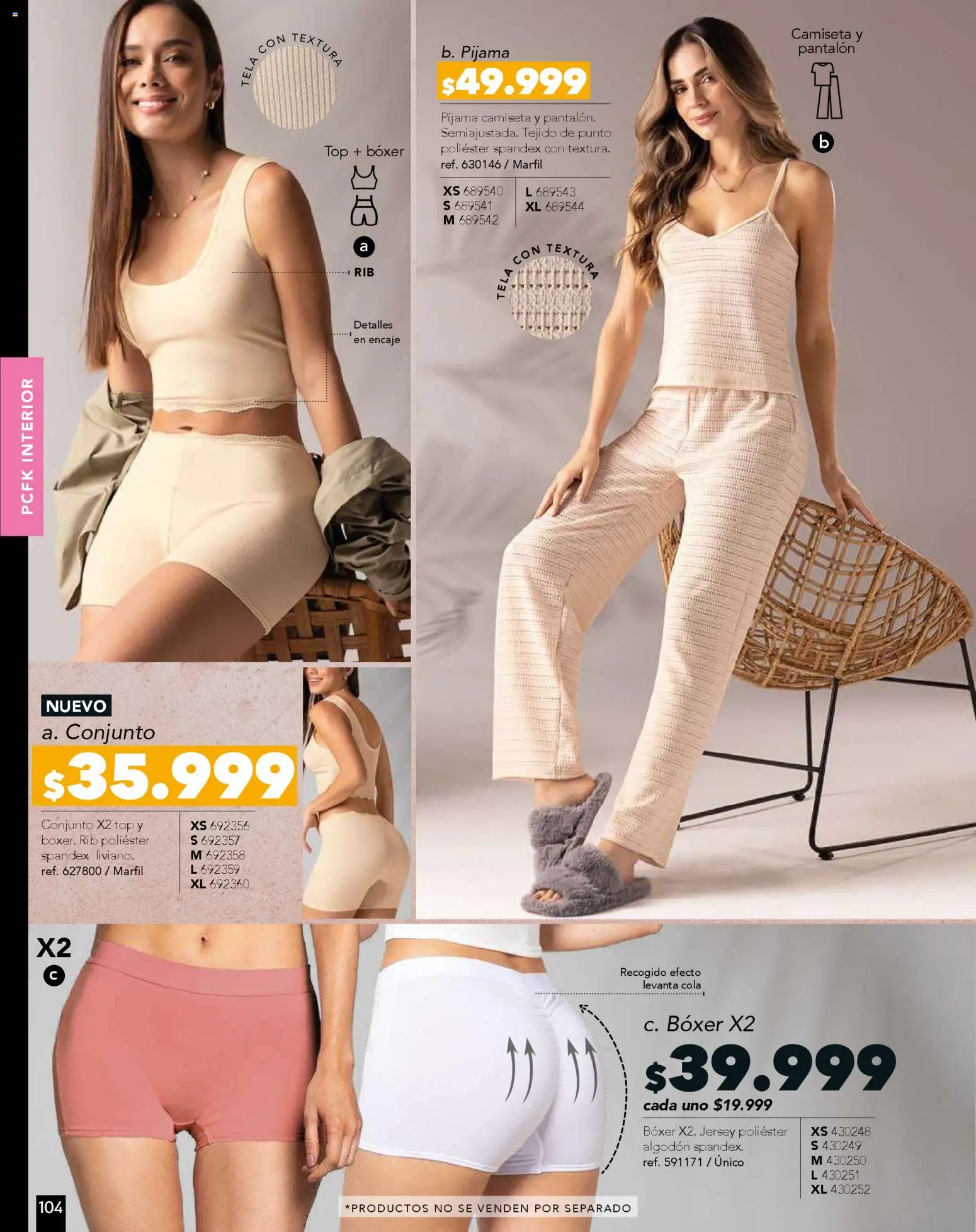 Pacifika revista - valida desde el 01.11.2025 | Página: 104 | Productos: Algodón, Camiseta, Top, Pijama