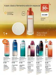 Vista previa de Natura campaña 17 2025, nuevo folleto de la tienda, válido en México a partir del 22.11.2025 | Página: 65 | Productos: Toronja, Eau de toilette