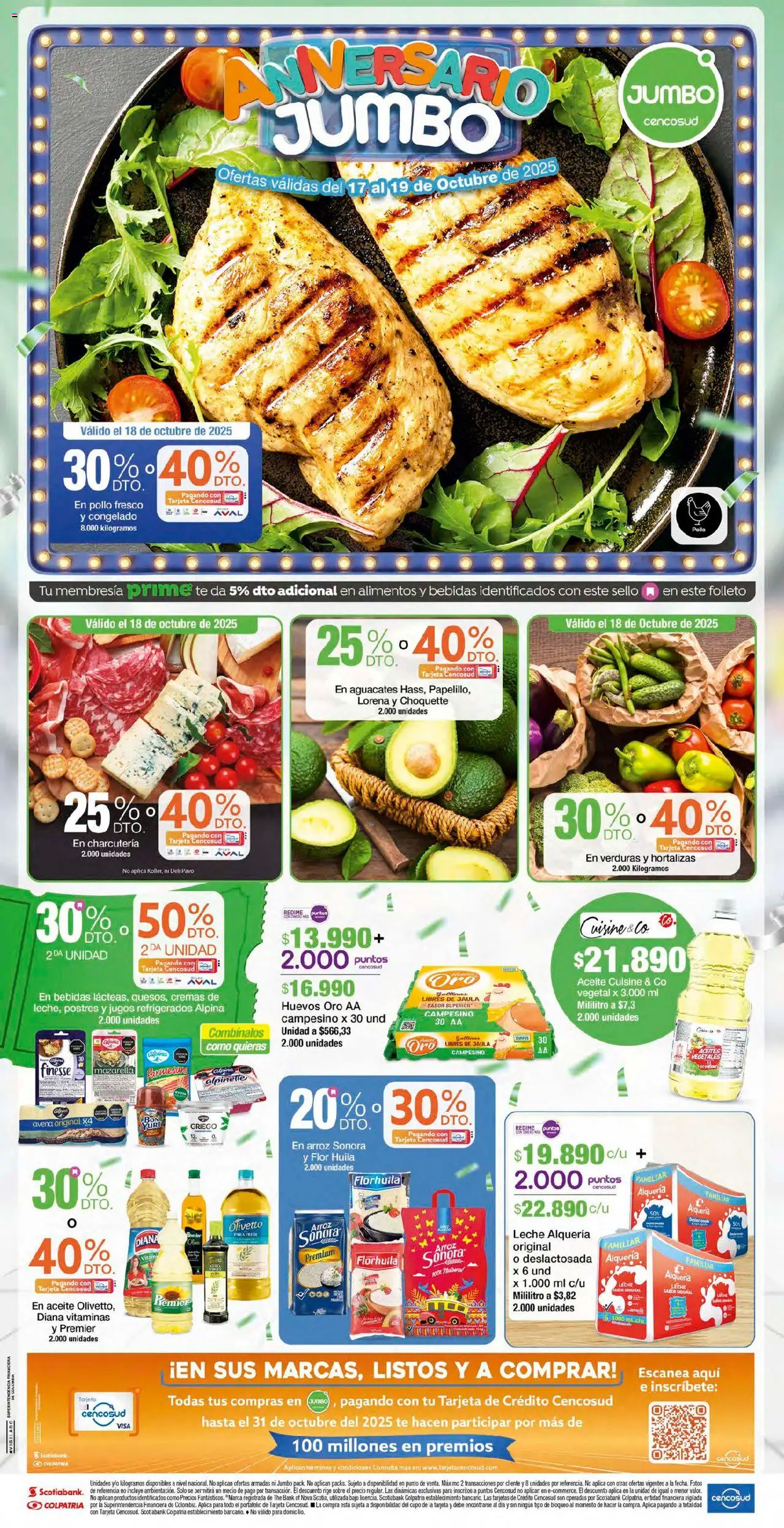 Jumbo revista - valida desde el 17.10.2025 | Página: 1 | Productos: Arroz, Pollo, Vitaminas, Leche