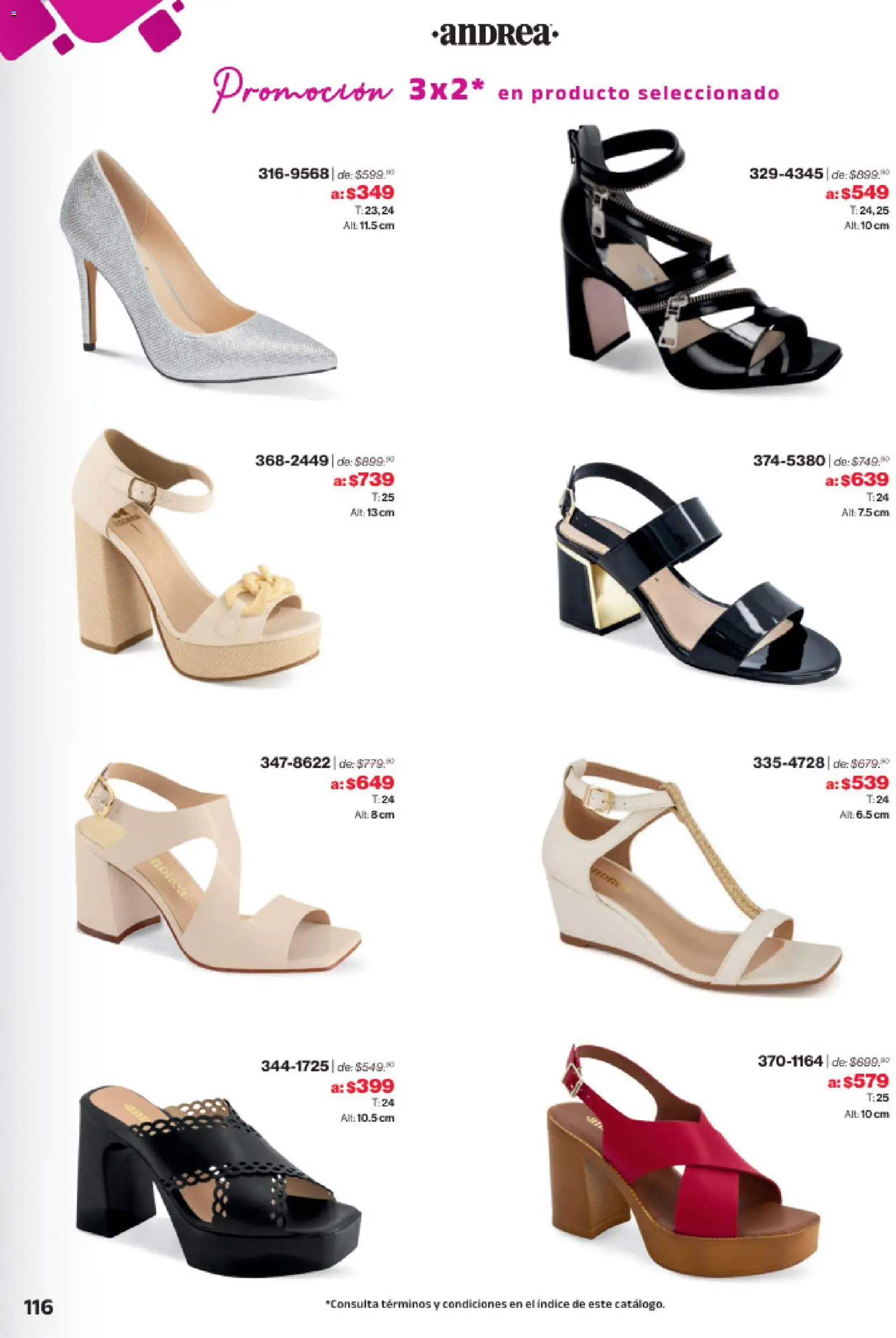 Nuevas ofertas de Andrea válidas en toda la República Mexicana desde el 02.11.2025. ¡Encuentra las mejores ofertas en Andrea catálogo Outlet! | Página: 116