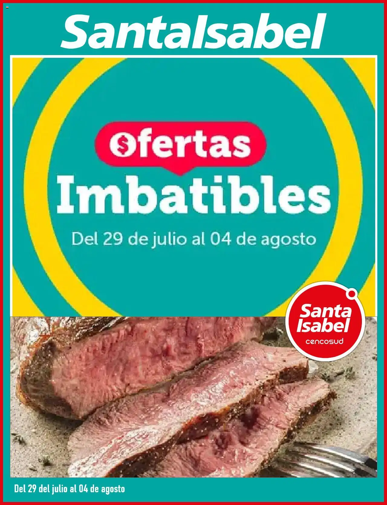 Santa Isabel ofertas  │ válido desde el 29.07.2025 | Página: 1