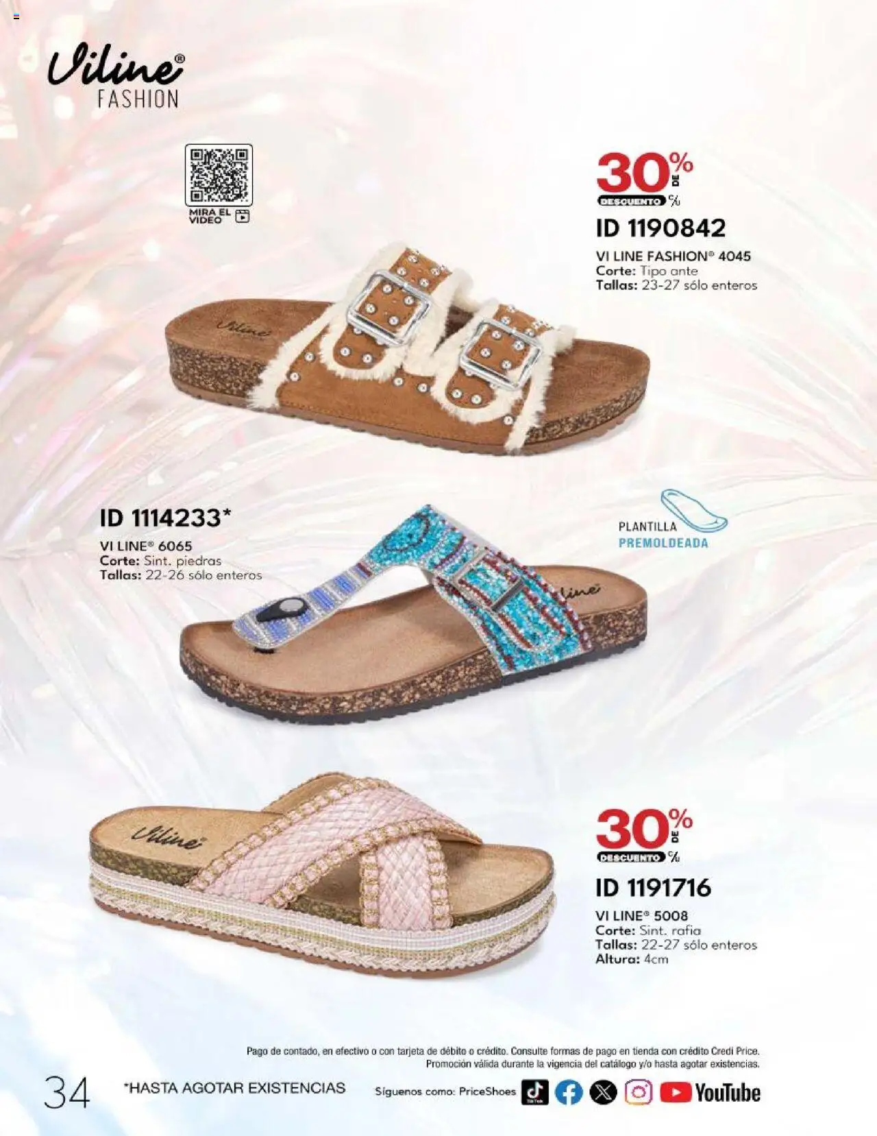 Nuevas ofertas de Price Shoes válidas en toda la República Mexicana desde el 28.04.2025. ¡Encuentra las mejores ofertas en Price Shoes catálogo Calzado PV 2025! | Página: 34 | Productos: Video