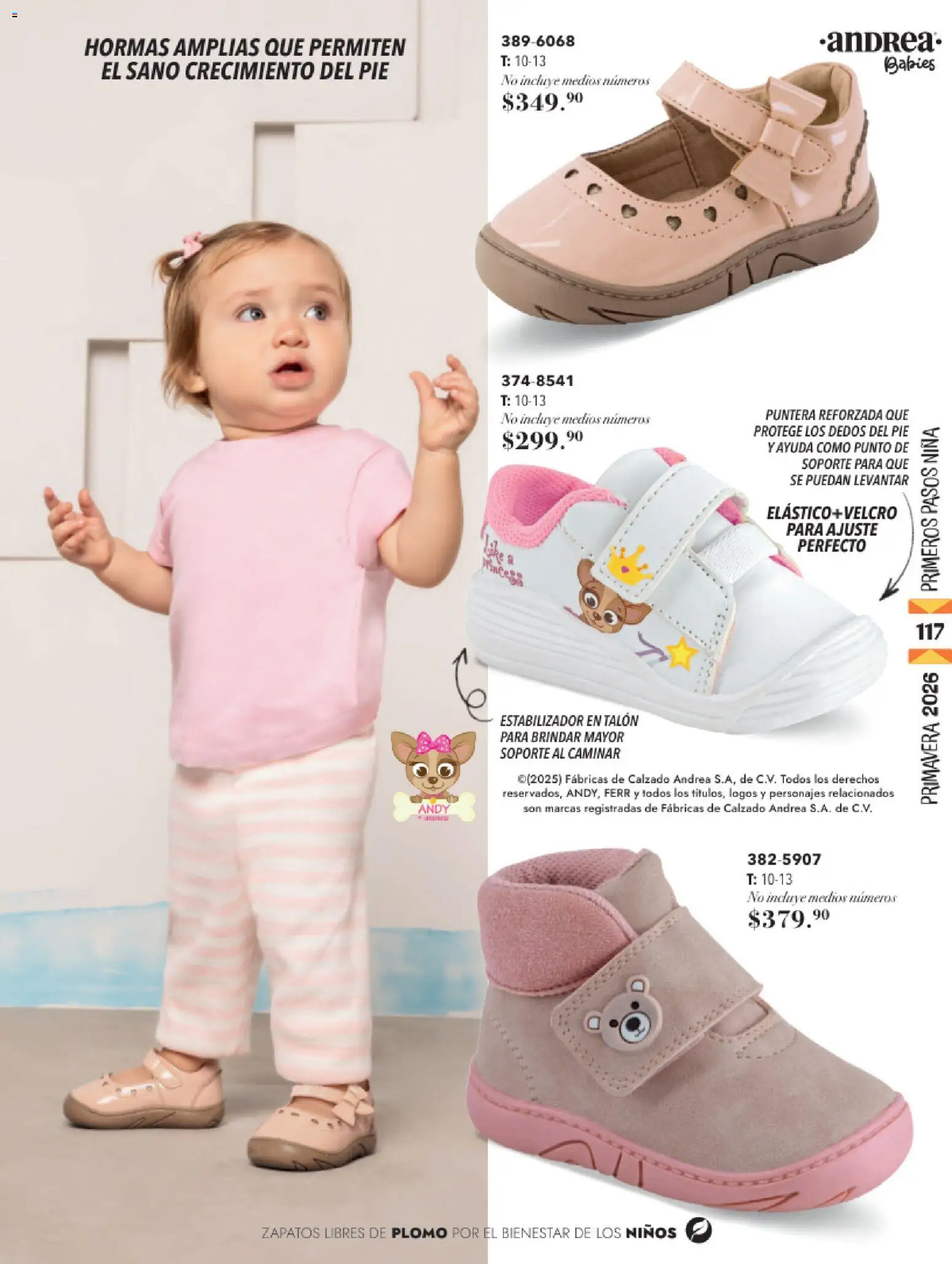 Nuevas ofertas de Andrea válidas en toda la República Mexicana desde el 25.01.2026. ¡Encuentra las mejores ofertas en Andrea catálogo Infantil Baby ! | Página: 41