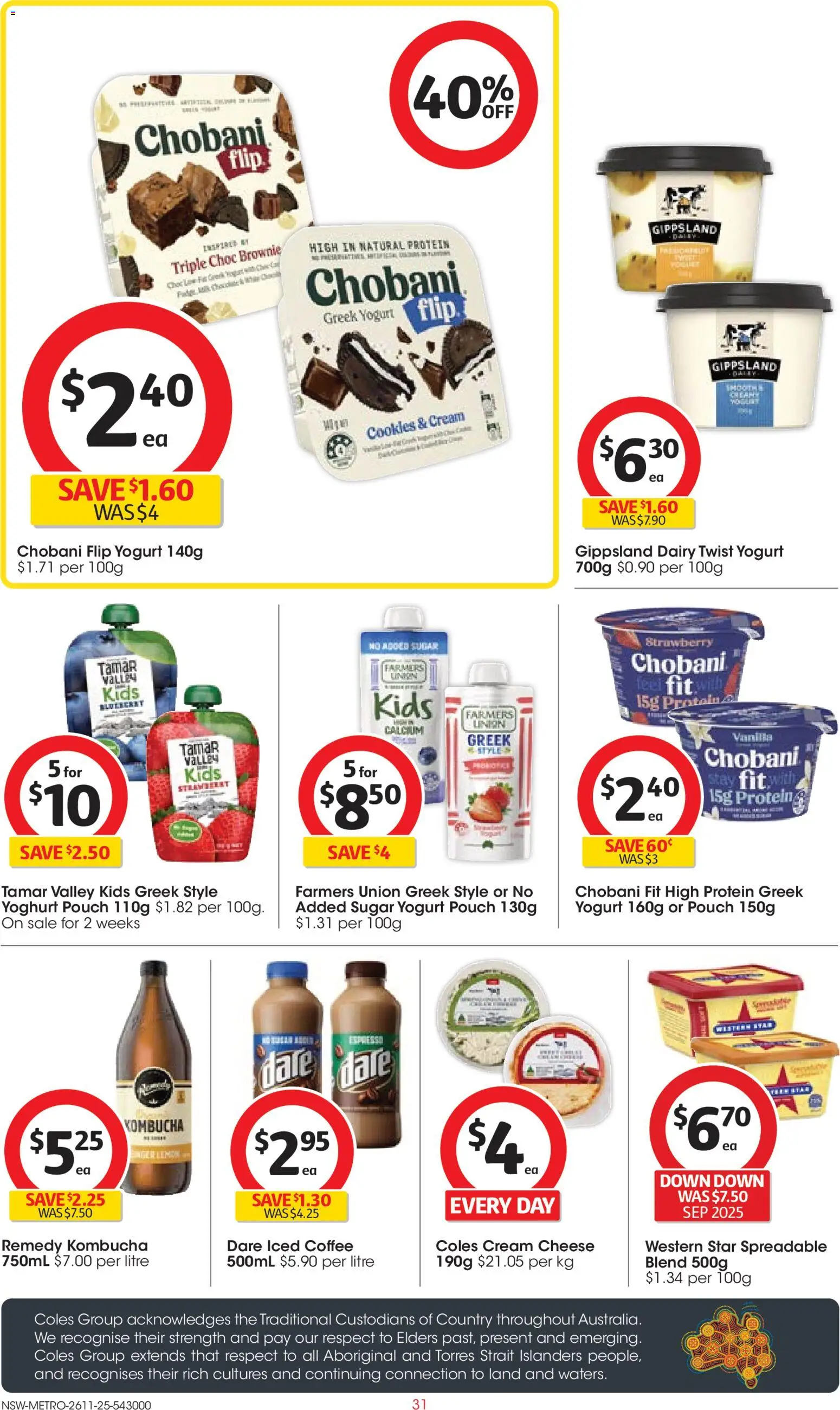 Coles catalogue - valid from 26.11.2025 | Page: 31 | Products: Cheese, Coffee, Cream, Sugar