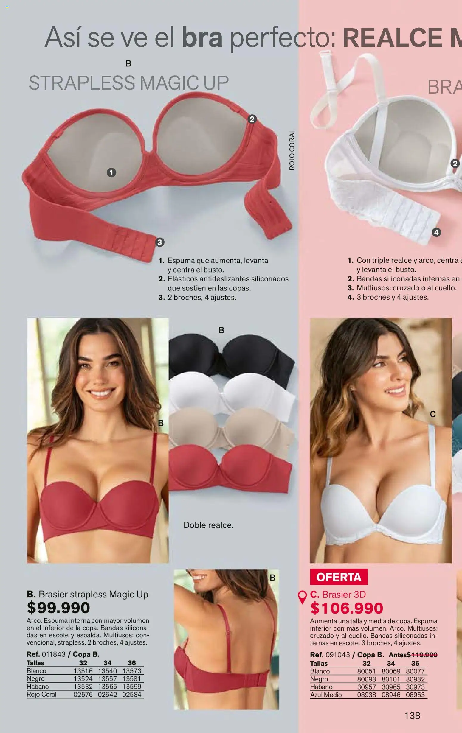Leonisa revista - valida desde el 07.12.2025 | Página: 138 | Productos: Espuma, Brasier