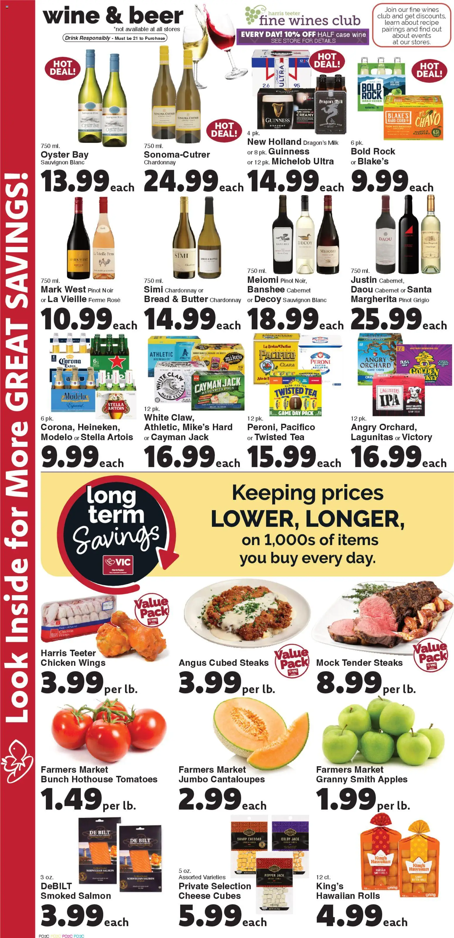 Harris Teeter Weekly Ad - SC - valid from 05.11.2025 | Page: 8 | Products: Milk, Tea, Mango, Sheet
