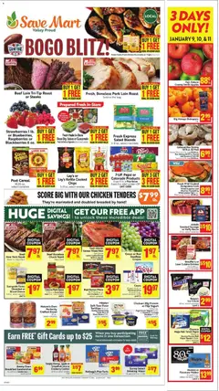 Preview of Save Mart weekly ads valid from 07.01.2026