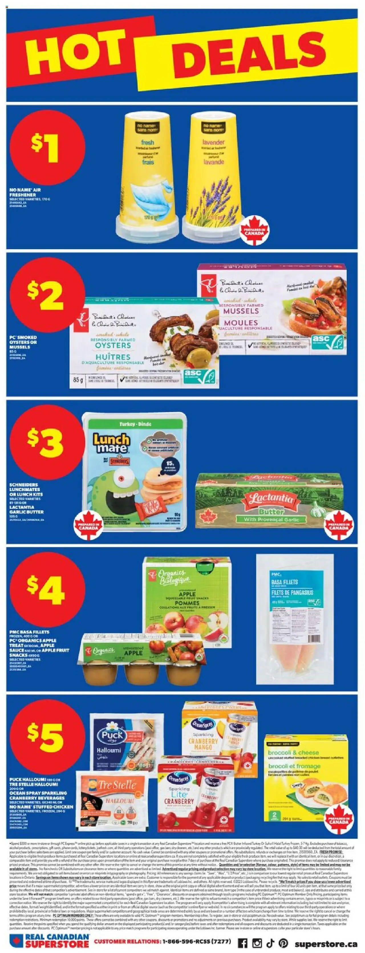 Real Canadian Superstore flyer valid from 25.09.2025 | Page: 15 | Products: Phone, Turkey, Butter, Chicken
