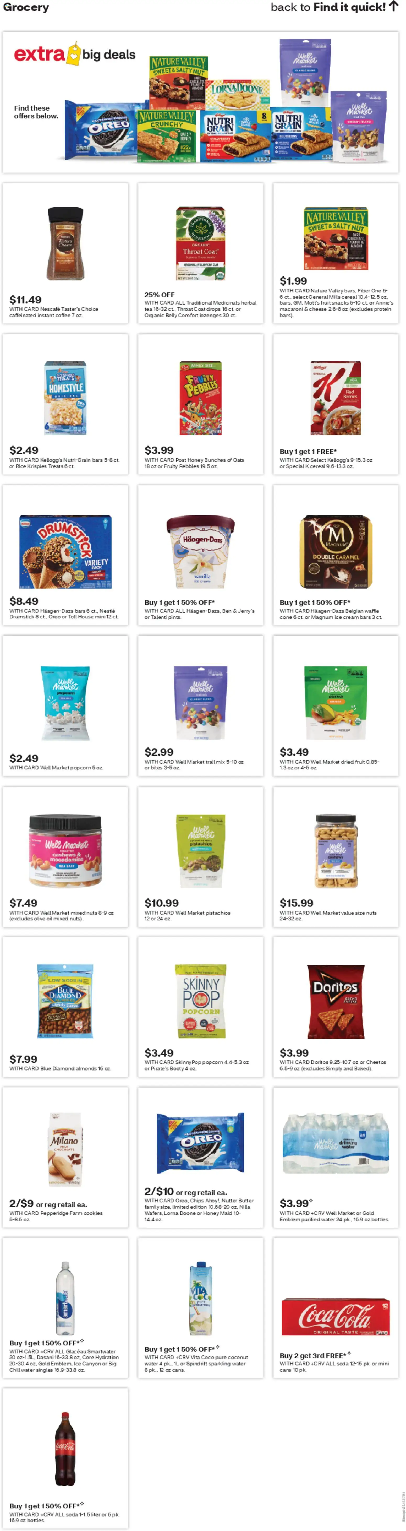 CVS Pharmacy Weekly Ad - WV - valid from 01.03.2026 | Page: 17 | Products: Cheese, Coffee, Water, Salt