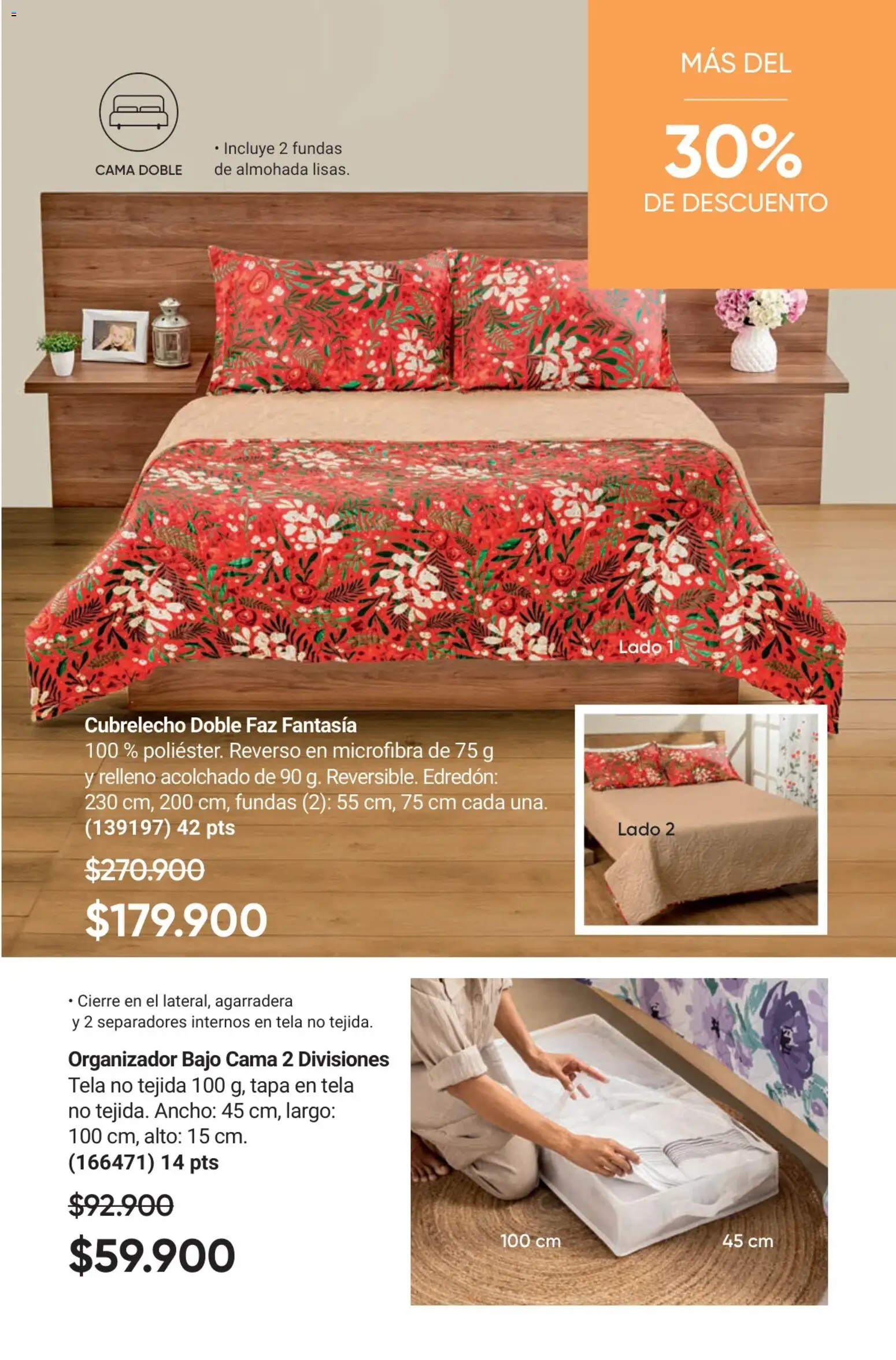 Avon revista - valida desde el 17.11.2025 | Página: 61 | Productos: Almohada, Organizador, Cubrelecho, Edredón