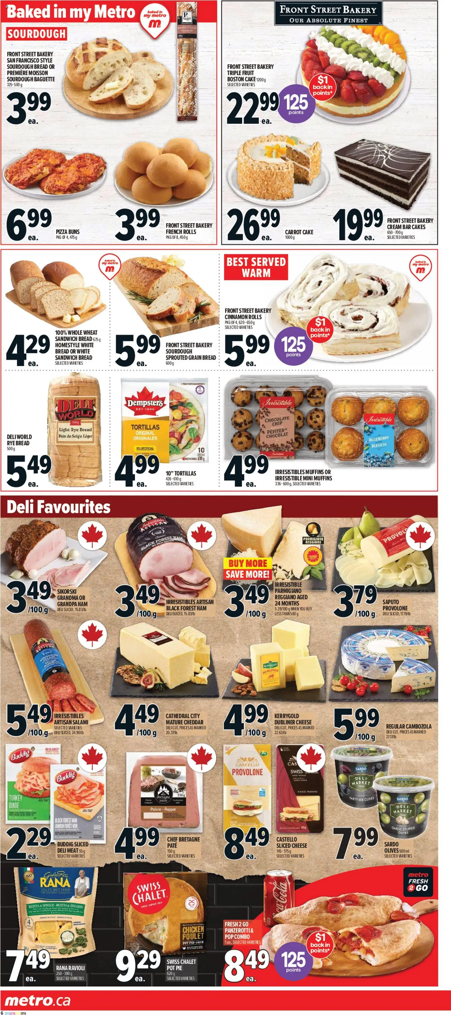 Metro flyer valid from 15.01.2026 | Page: 9 | Products: Bakery, Cheese, Bread, Chicken