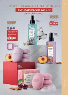 Eudora Folheto - válido de 21.08.2025 | Página: 69 | Produtos: Caixa, Sabonete, Amêndoas, Body