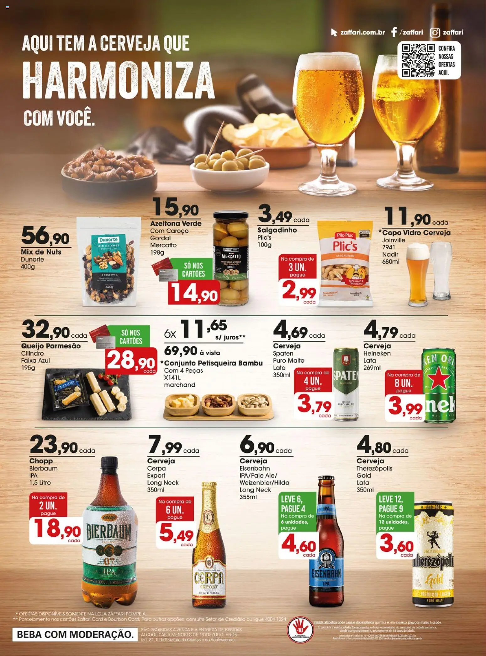 Zaffari Folheto - válido de 04.11.2025 | Página: 24 | Produtos: Azeitonas, Eisenbahn, Parmesão, Bourbon