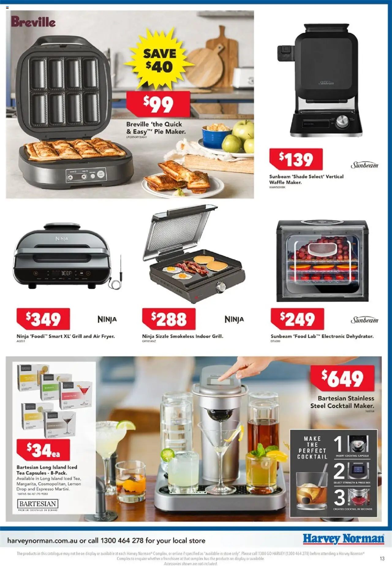 Harvey Norman catalogue - valid from 18.09.2025 | Page: 13 | Products: Tea, Beef, Lemon, Press