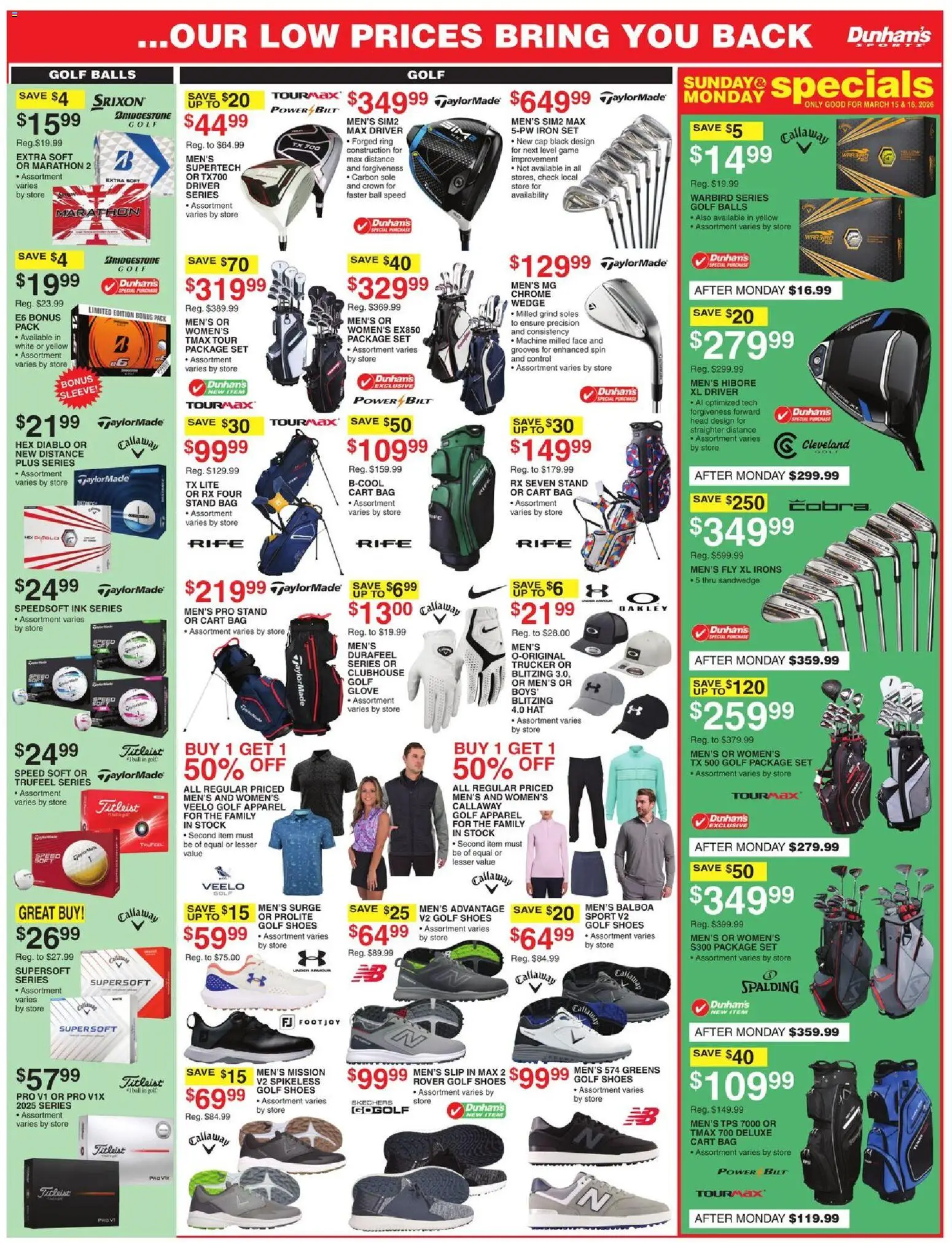 Dunham's Sports Weekly Ad - valid from 14.03.2026 | Page: 7 | Products: Ink, Cap, Game, Iron