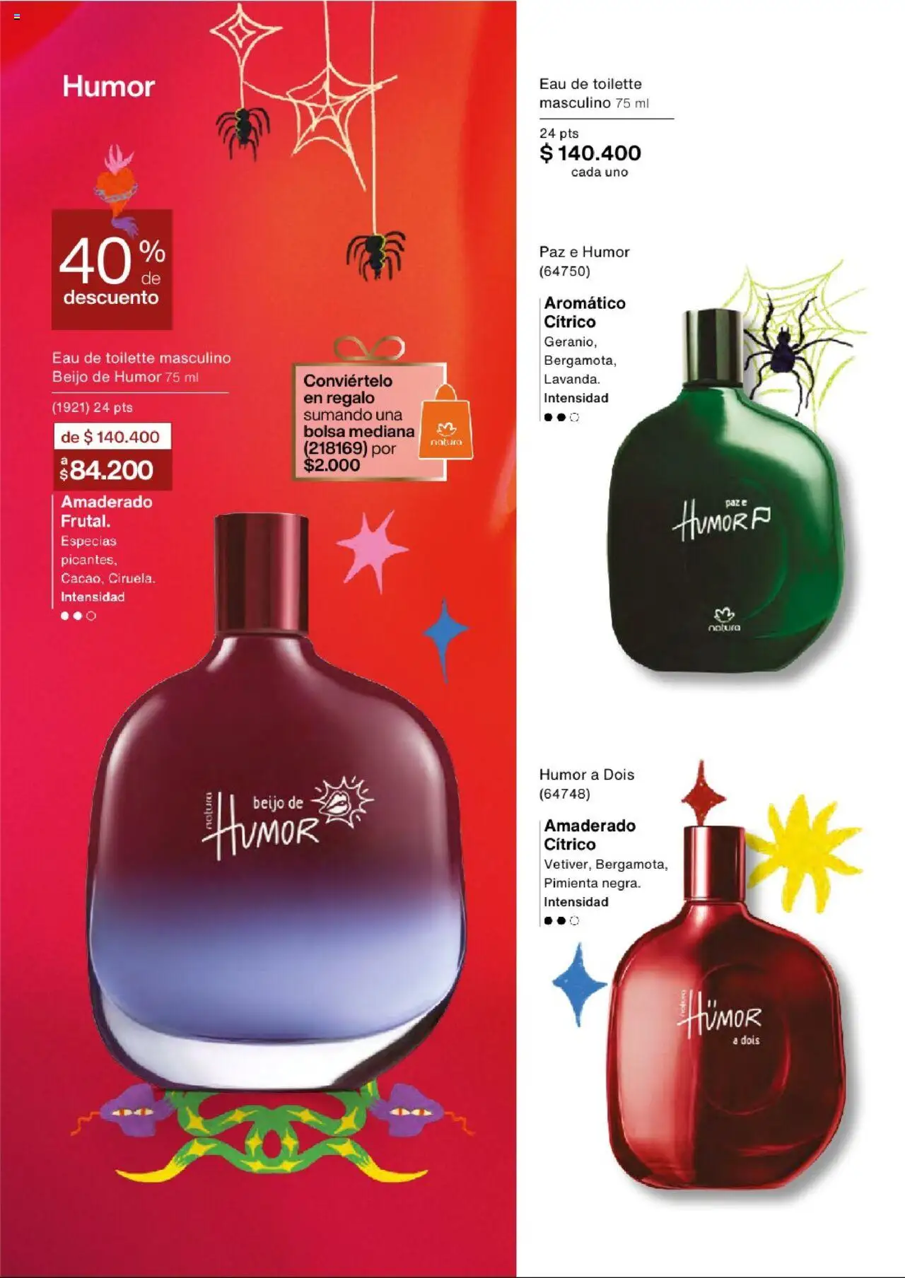 Natura revista - valida desde el 03.09.2025 | Página: 45 | Productos: Pimienta, Bolsa, Eau de toilette