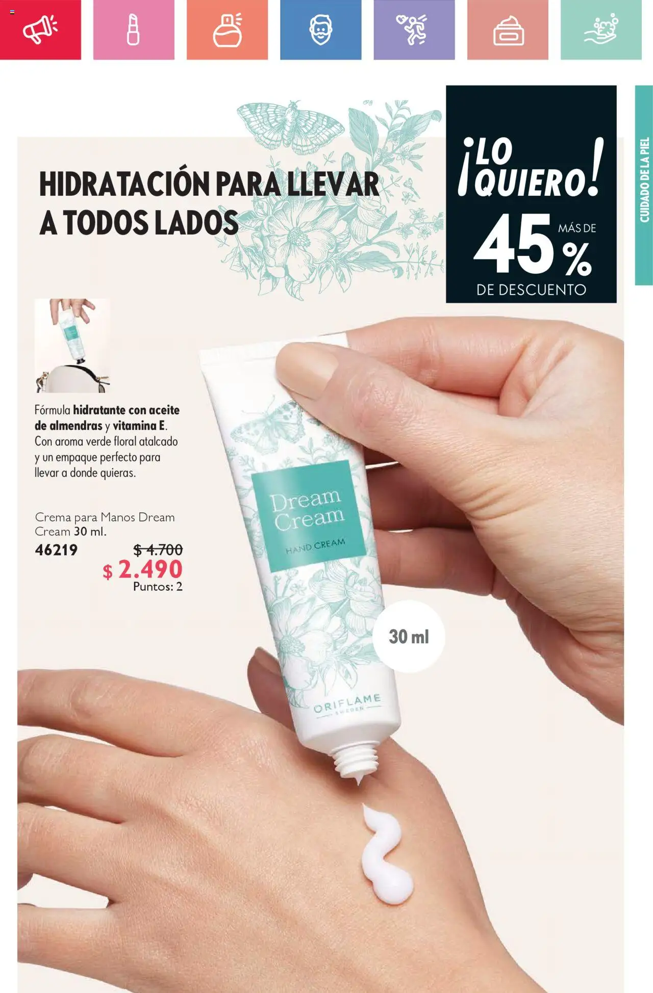 Oriflame catálogo │ válido desde el 23.08.2025 | Página: 77 | Productos: Almendras, Aceite, Crema