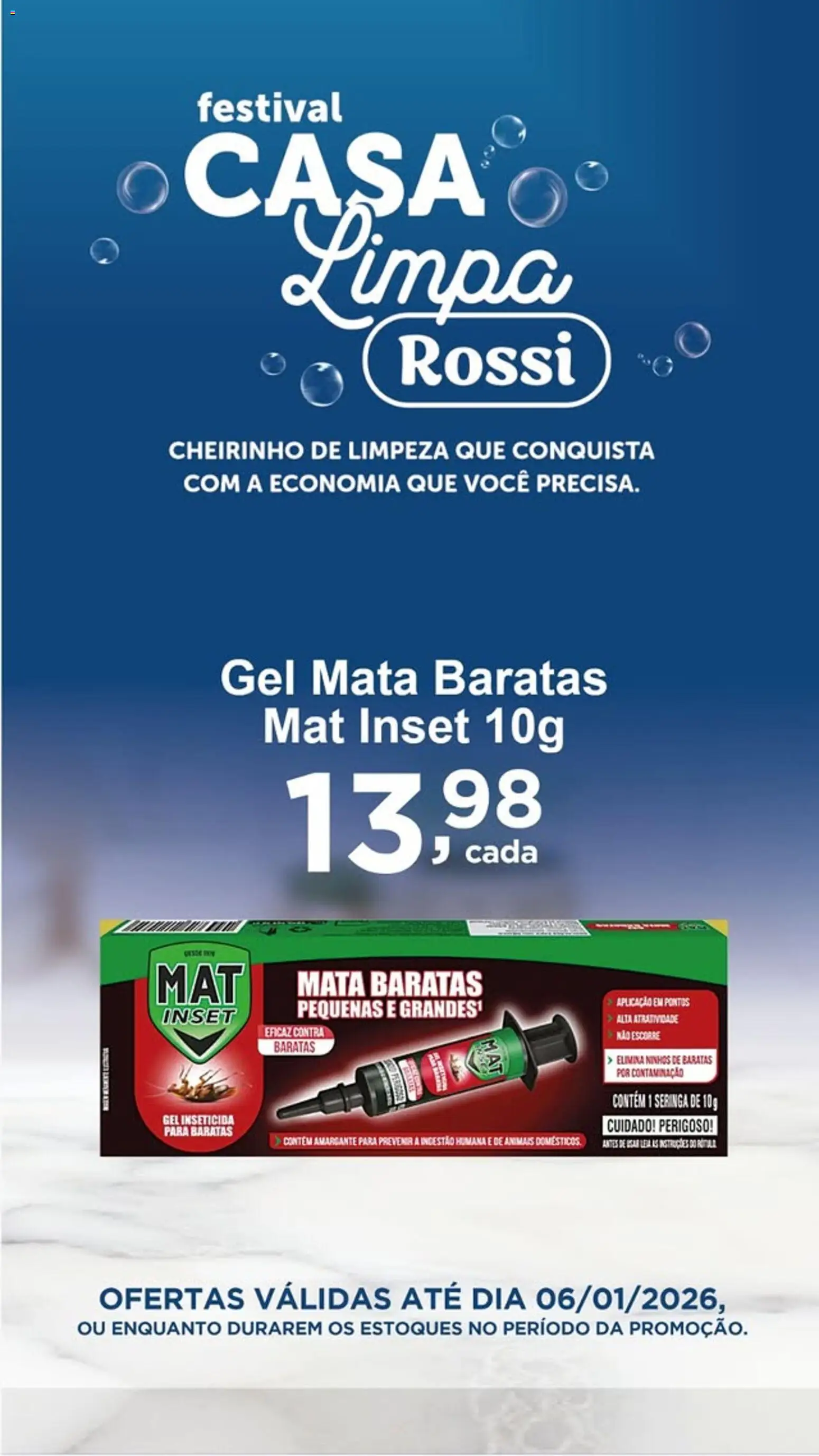 Rossi Supermercados Folheto - válido de 06.01.2026 | Página: 4 | Produtos: Inseticida