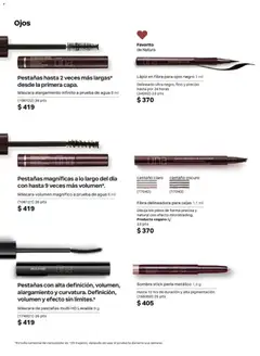 Vista previa de Natura campaña 6 2026, nuevo folleto de la tienda, válido en México a partir del 02.04.2026 | Página: 76 | Productos: Máscara, Agua, Máscara de pestañas, Sombra