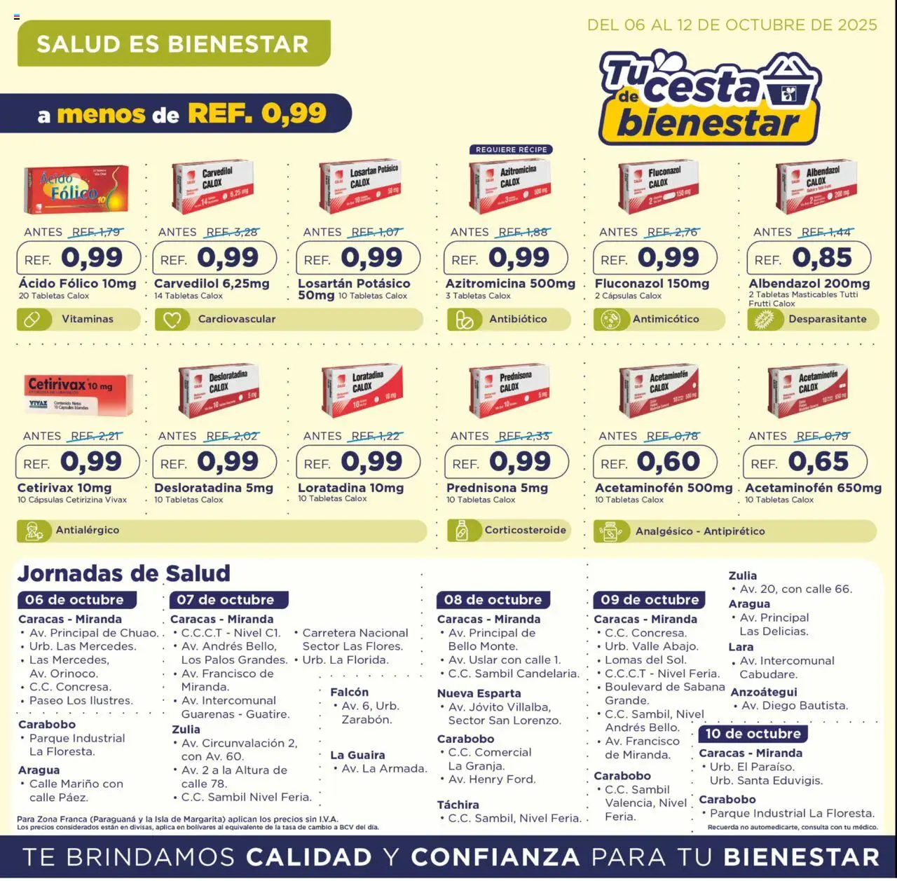 FarmaTodo revista - valida desde el 06.10.2025 | Página: 11 | Productos: Té, Analgésico, Vitaminas