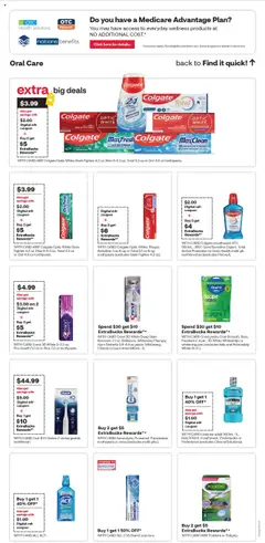 Preview of CVS Pharmacy weekly ads valid from 19.10.2025 | Page: 15 | Products: Peppermint, Pen, Toothpaste, Mouthwash