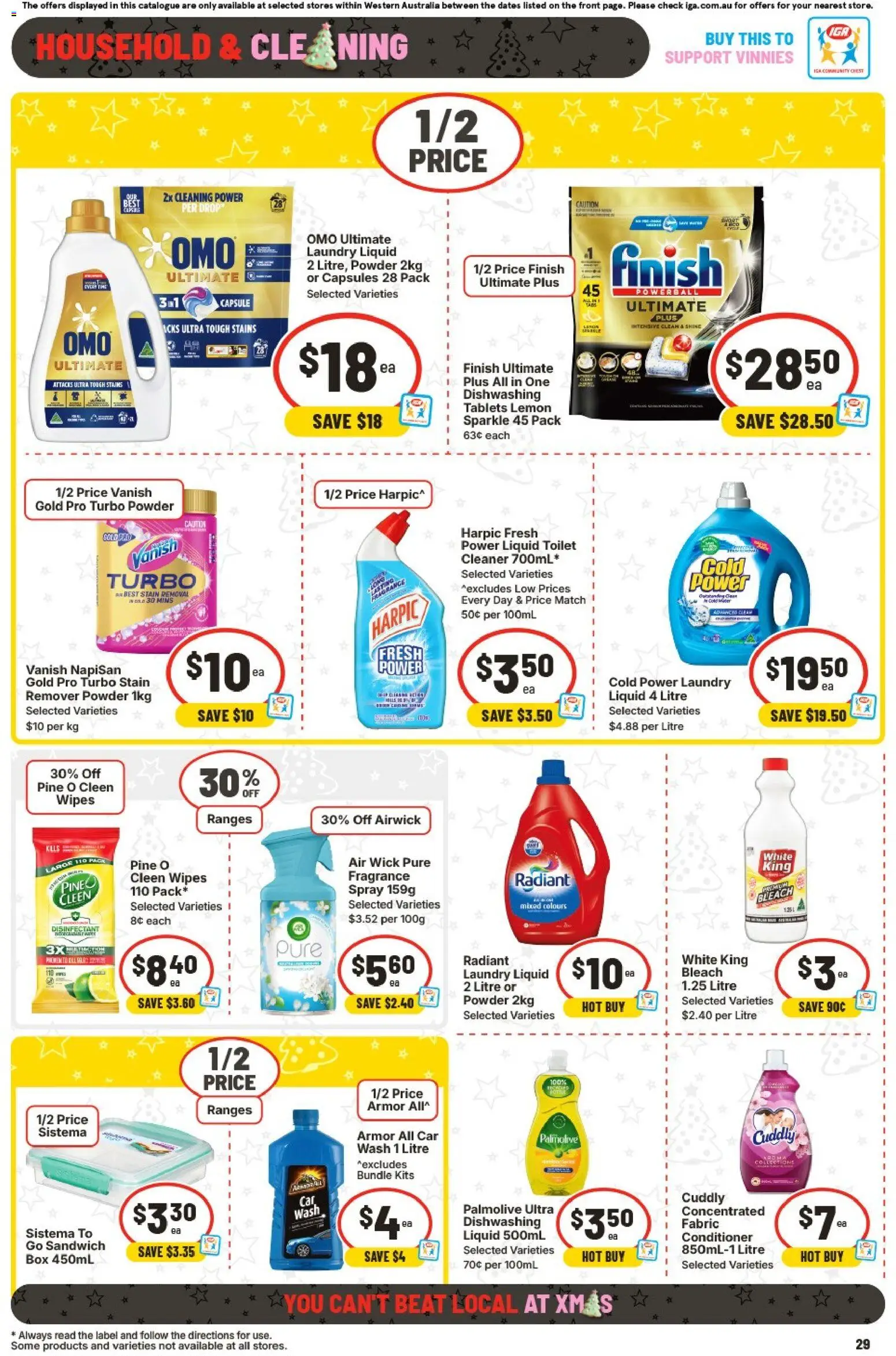IGA catalogue - valid from 10.12.2025 | Page: 36 | Products: Box, Household, Cleaner, Tablets